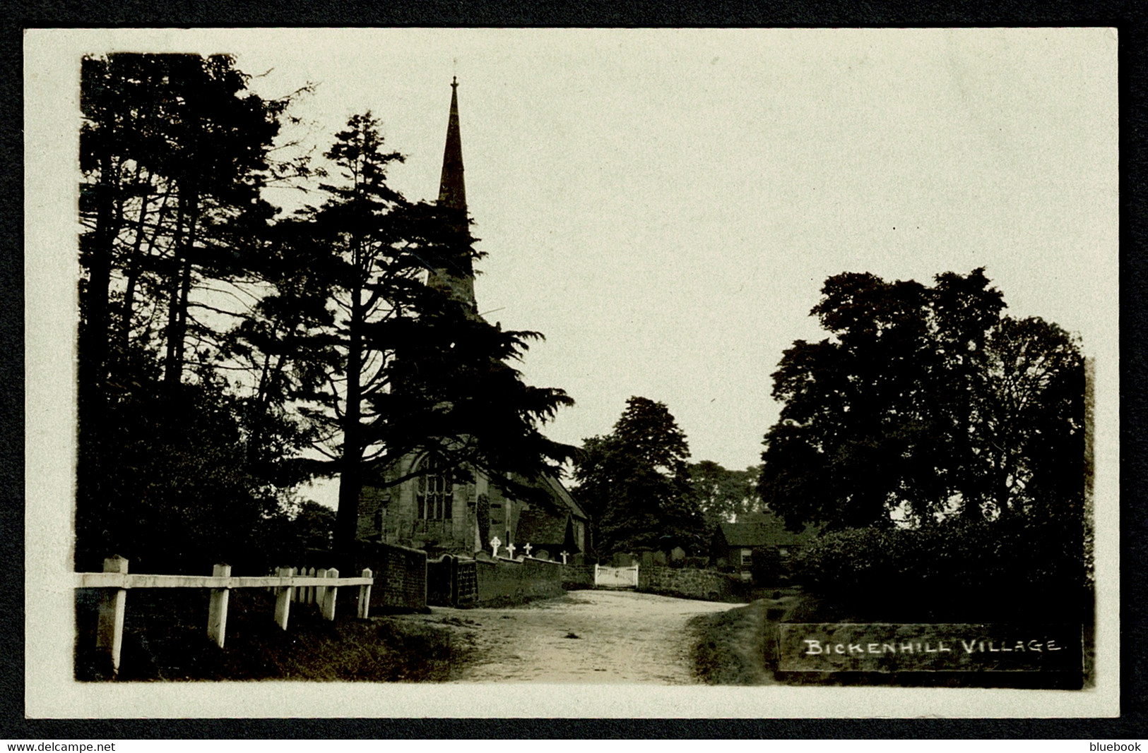 Ref 1578 - Early Real Photo Postcard - Bickenhill Village Solihull - Warwickshire - Other & Unclassified