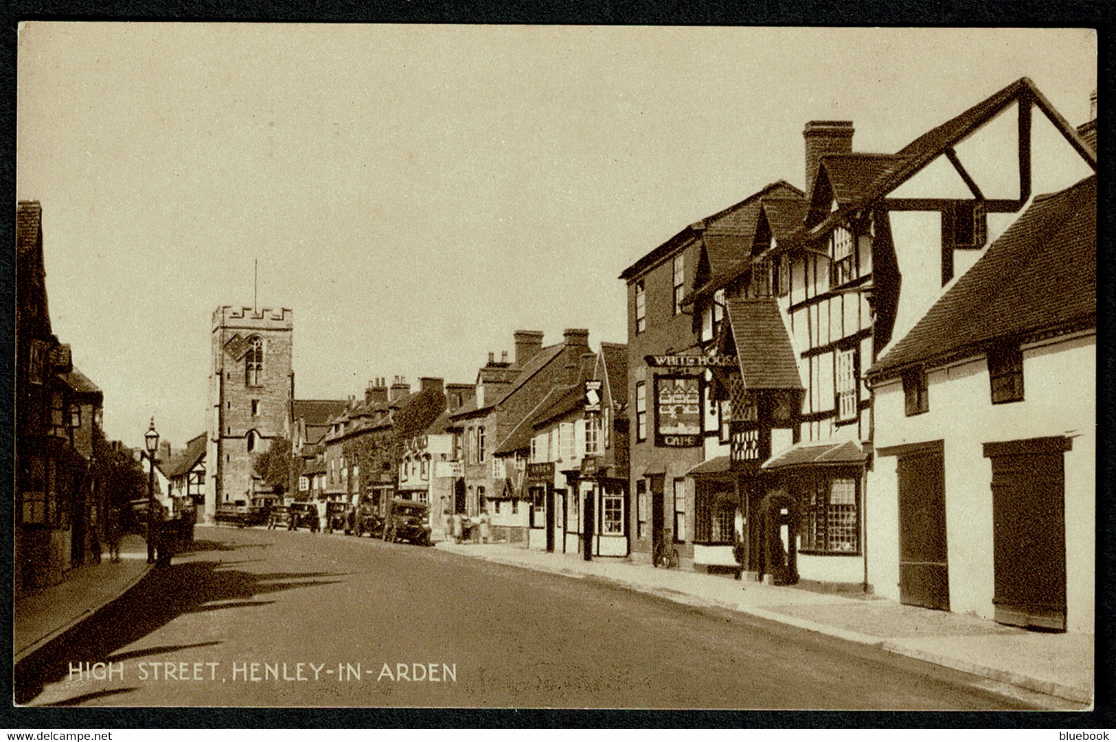 Ref 1578 - Early Postcard - Henley-in-Arden High Street - Solihull - Warwickshire - Autres & Non Classés