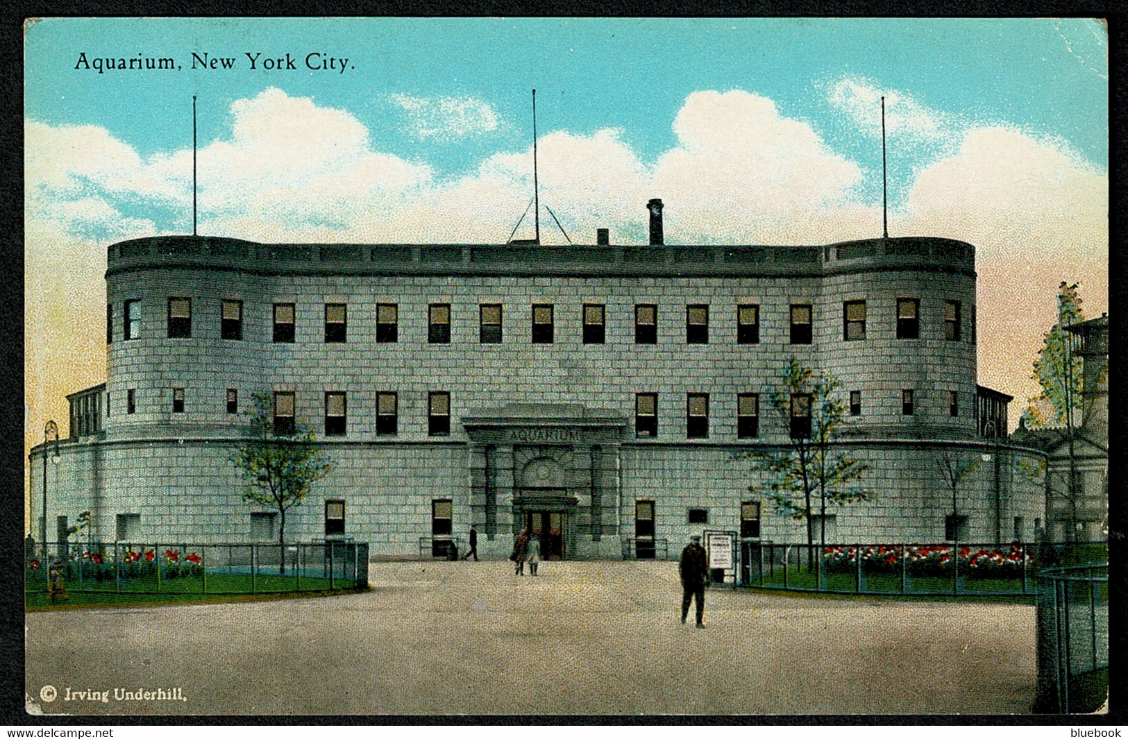 Ref 1579 - Early Postcard - The Aquarium - New York City - U.S.A. - Autres Monuments, édifices