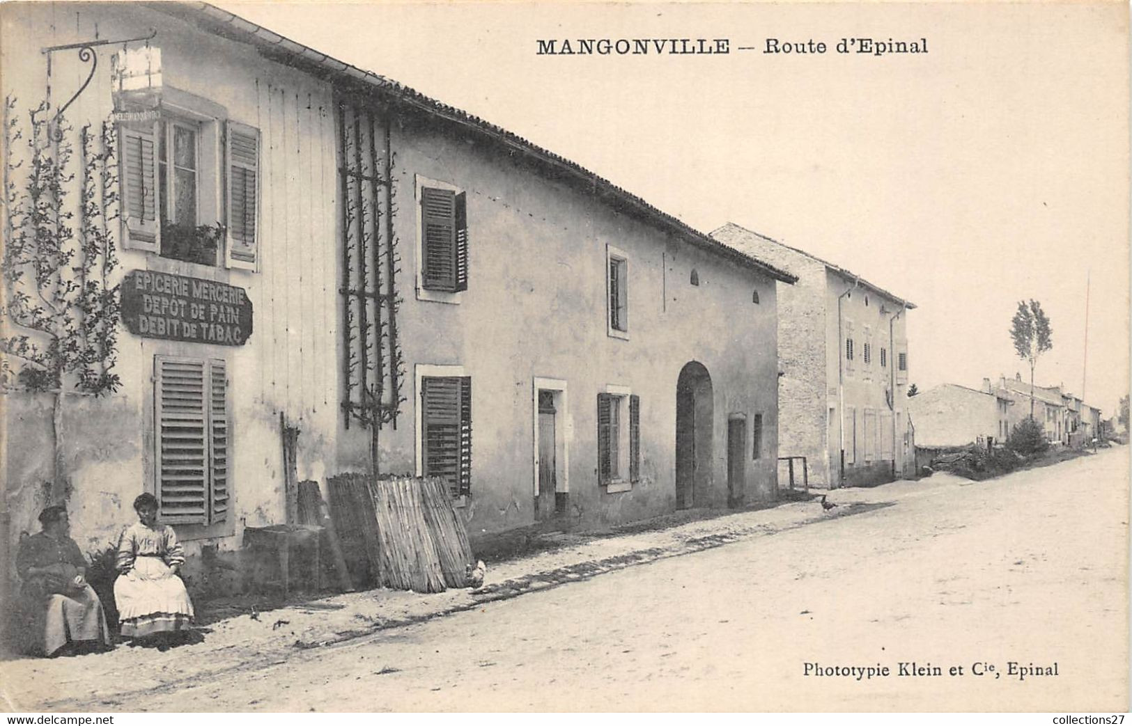 54-MANGONVILLE- ROUTE D'EPINAL - Sonstige & Ohne Zuordnung