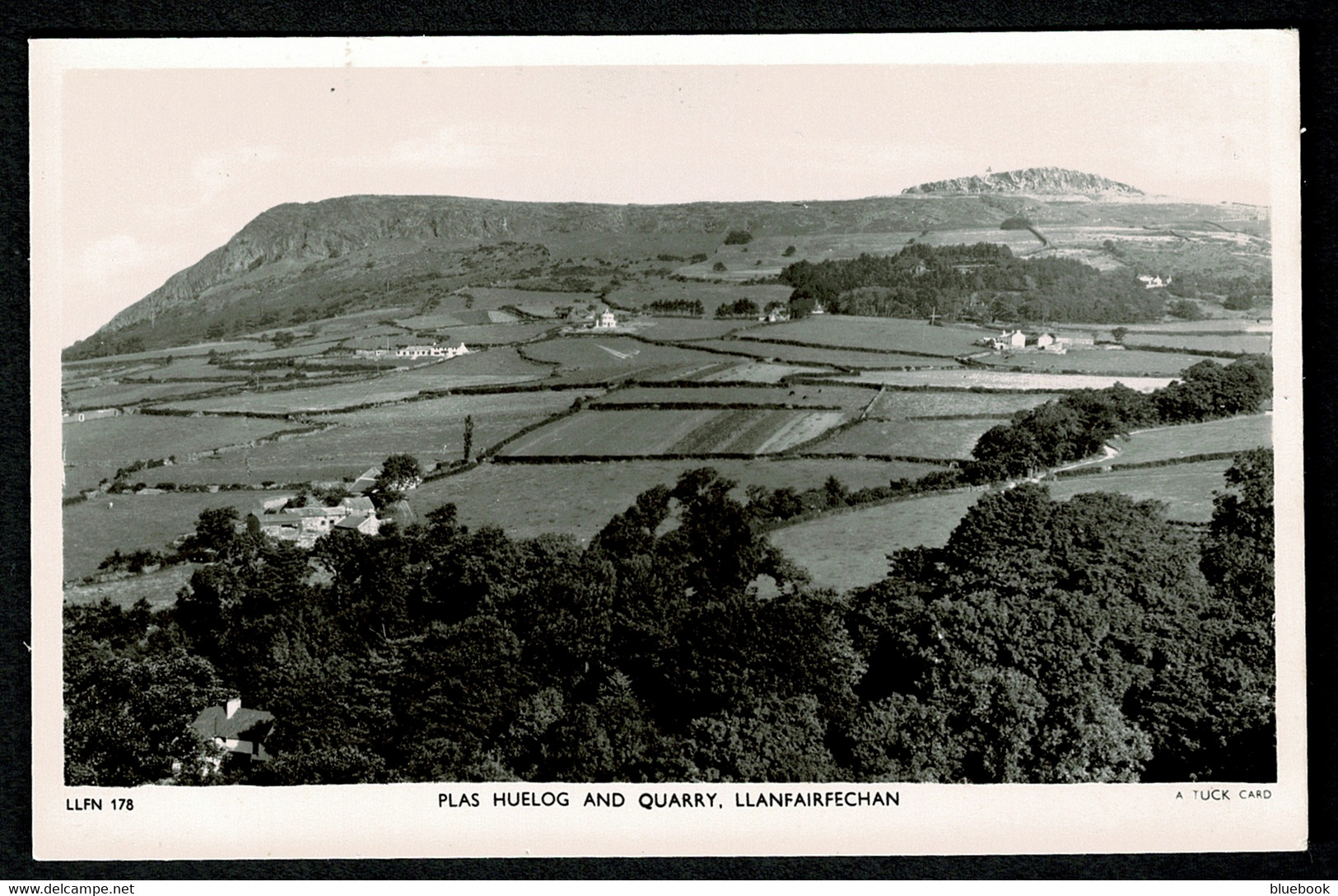 Ref 1579 - Raphael Tuck Real Photo Postcard - Plas Huelog & Quarry Llanfairfechan Caernarvonshire Wales - Caernarvonshire