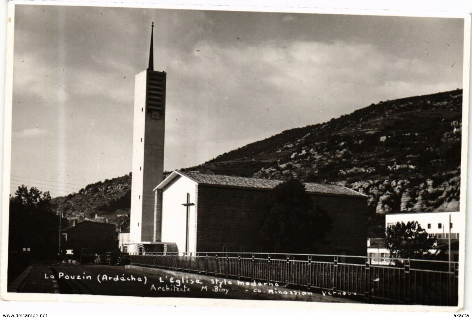 CPA LE POUZIN - L'Eglise Style Moderne (280070) - Le Pouzin