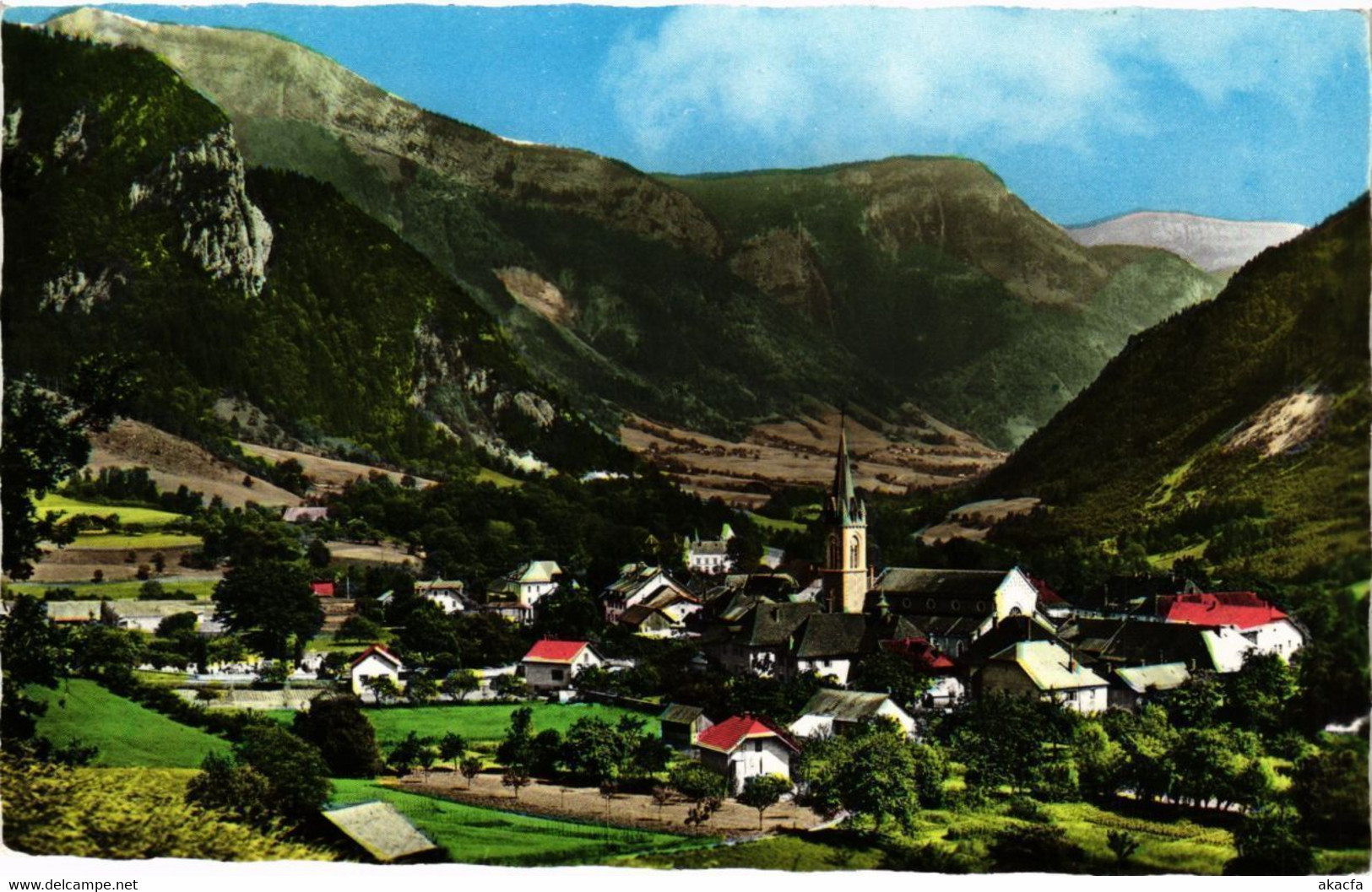 CPA THORENS-Glieres - Vue Générale Et Le Plateau Des (248044) - Thorens-Glières