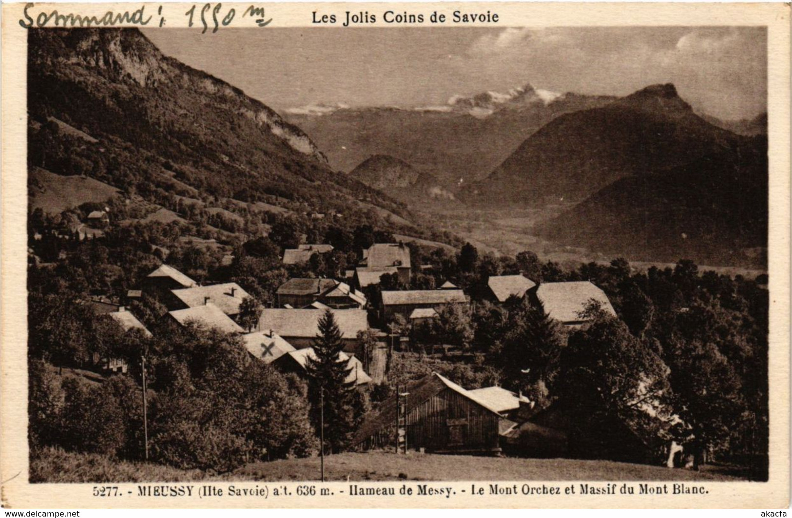 CPA MIEUSSY Alt 626m - Hameau De Messy - Le Mont Orchez (247880) - Mieussy