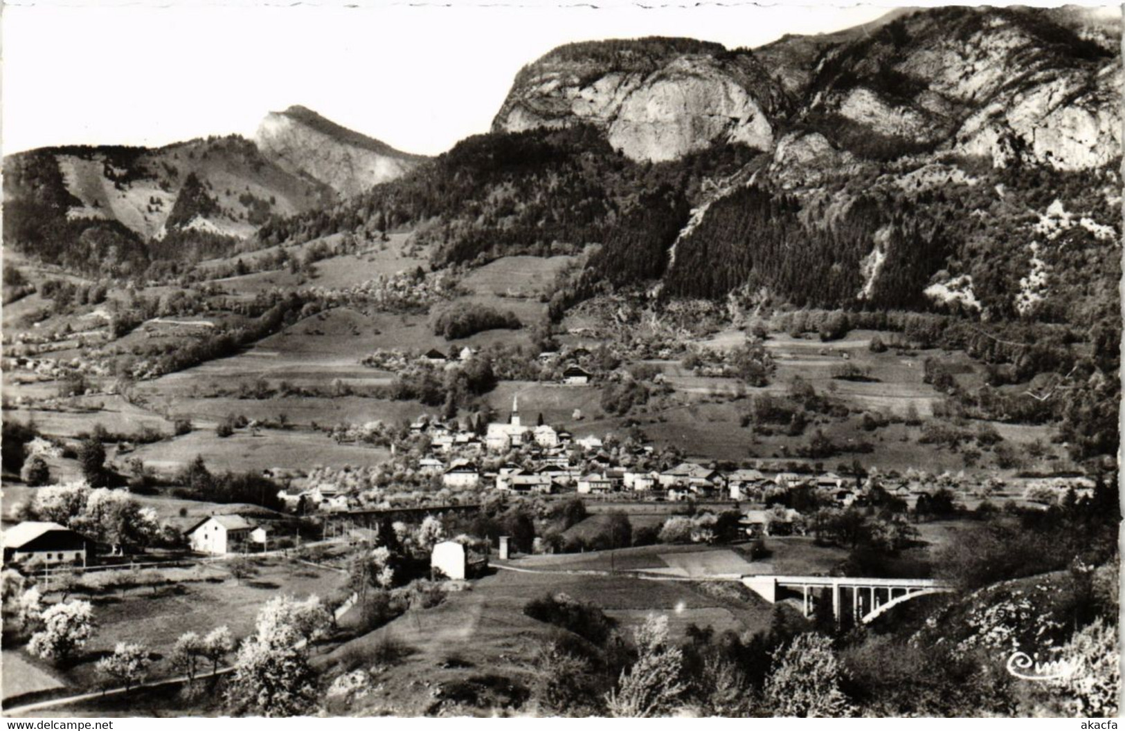 CPA MIEUSSY (74.Hte-Savoie) Alt 636m - Vue Générale Aerienne (248099) - Mieussy