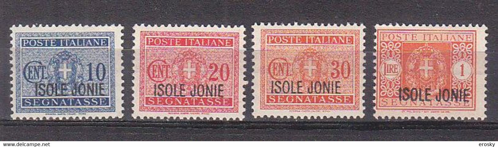 Z4205 - ITALIA ISOLE IONIE TASSE SASSONE N°1/4 ** - Îles Ioniennes