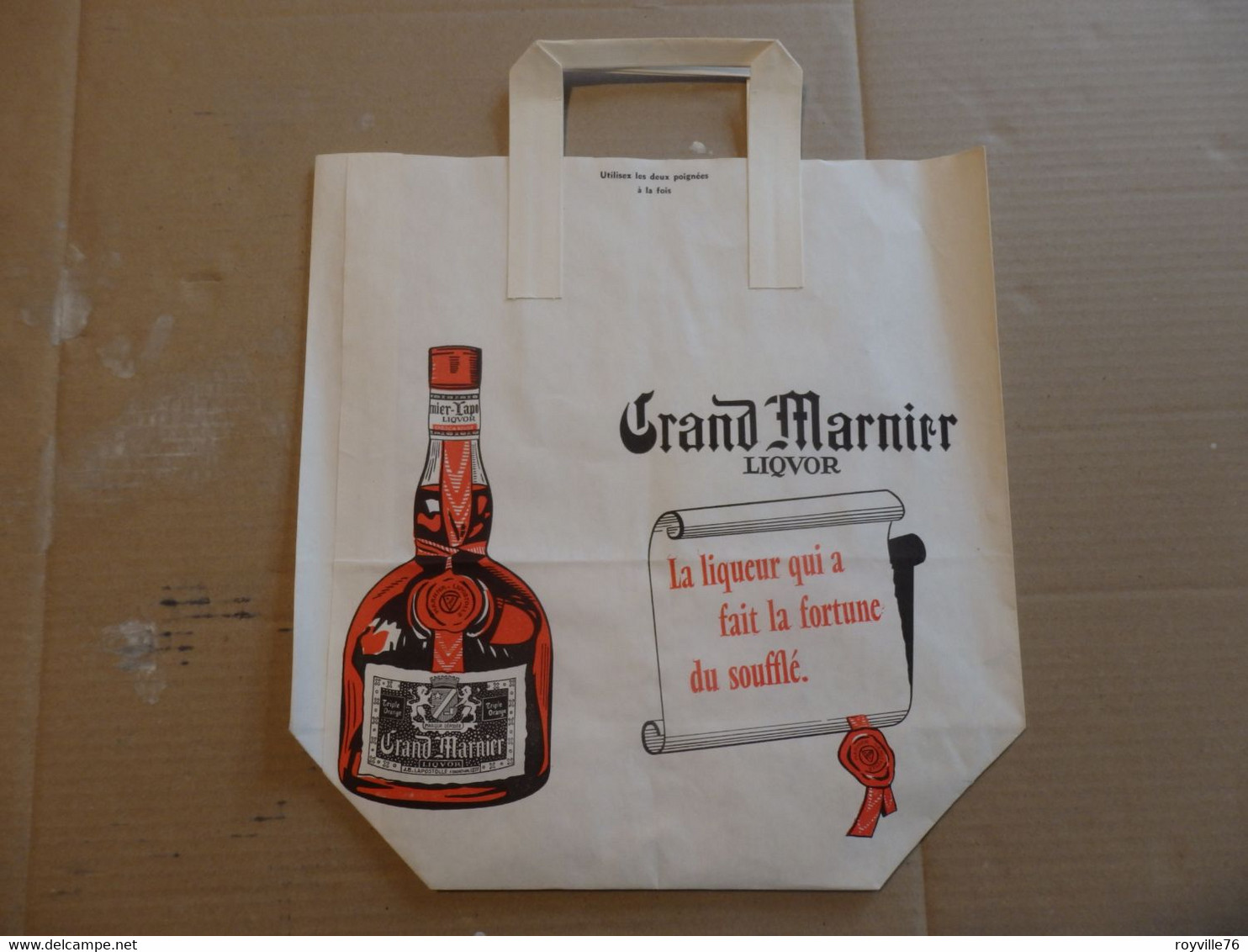 Sac Publicitaire "Grand Marnier" 30cm/37cm - Alcools