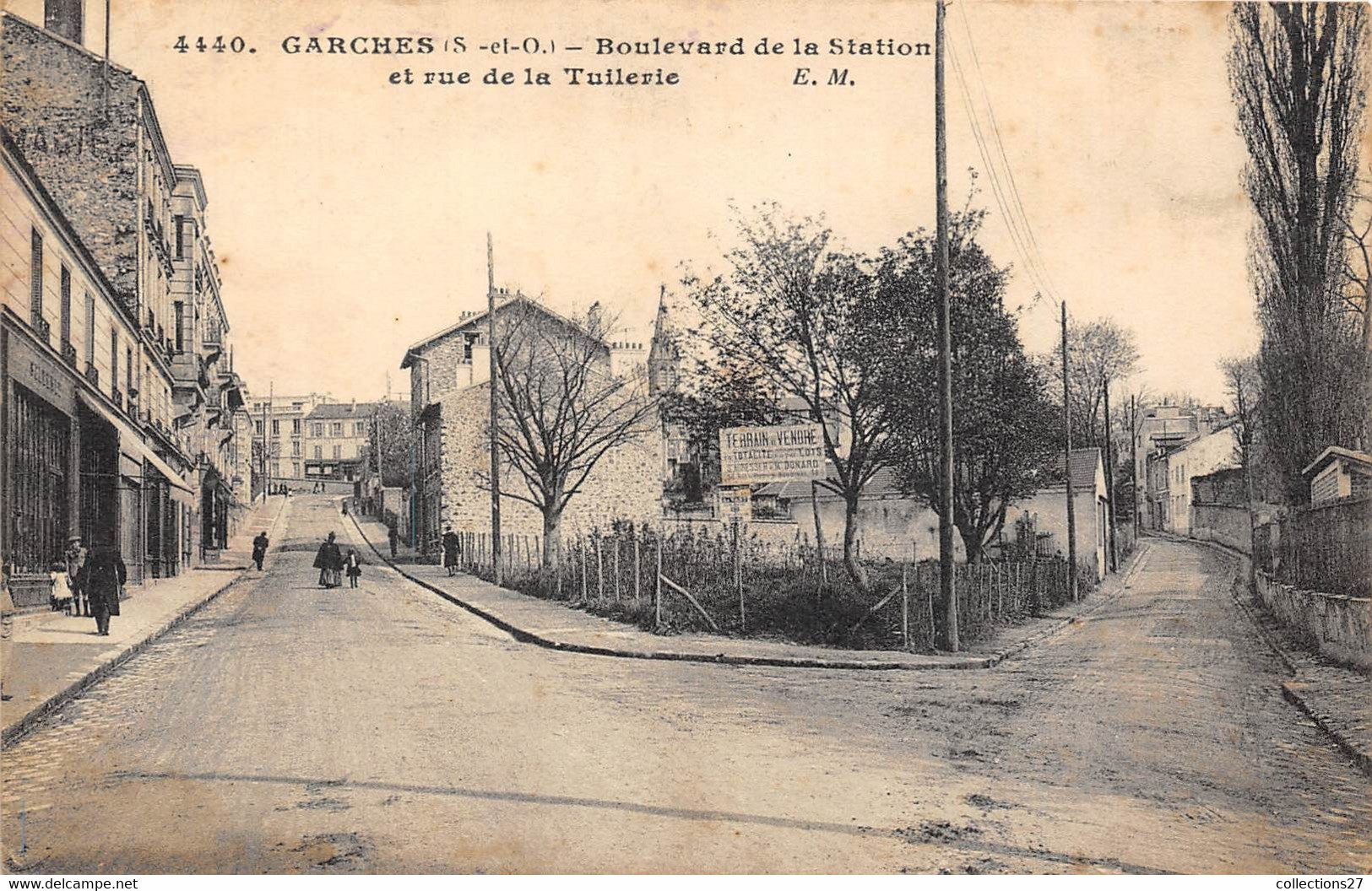 92-GARCHES-BOULEVARD DE LA STATION ET RUE DE LA TUILERIE - Garches