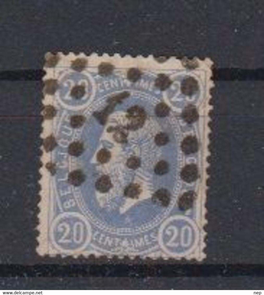 BELGIË - OBP - 1869/83 - Nr 31  (PT 12 - (ANVERS) - Coba + 1.00 € - Puntstempels