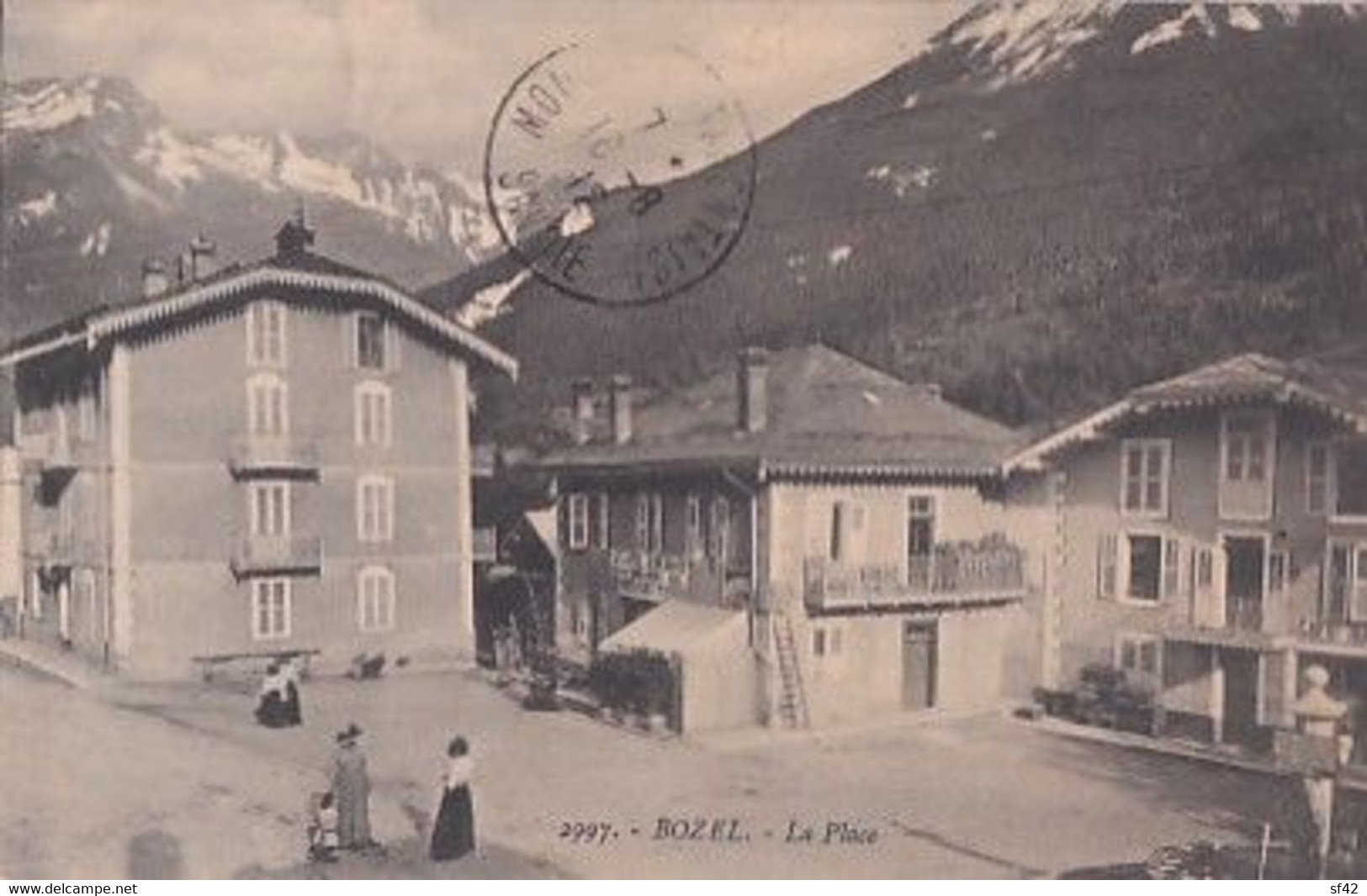 BOZEL        LA PLACE                CAFE HOTEL JEAN ARNAUD - Bozel