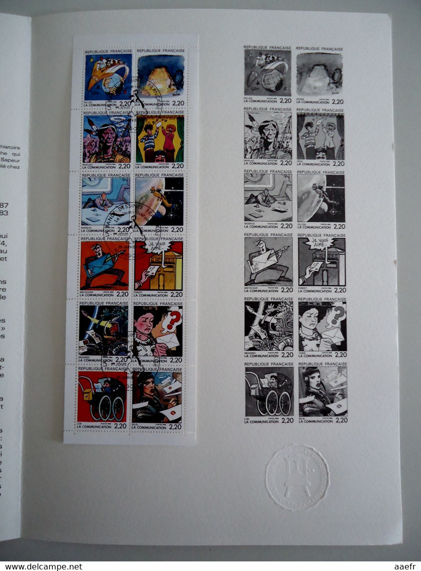 BD, Bandes Dessinées - Petit Lot De 55° - Document 03-88 - Flamme Angoulême - Tintin - Le Chat - Cubitus - Lucky Luke... - Vrac (max 999 Timbres)
