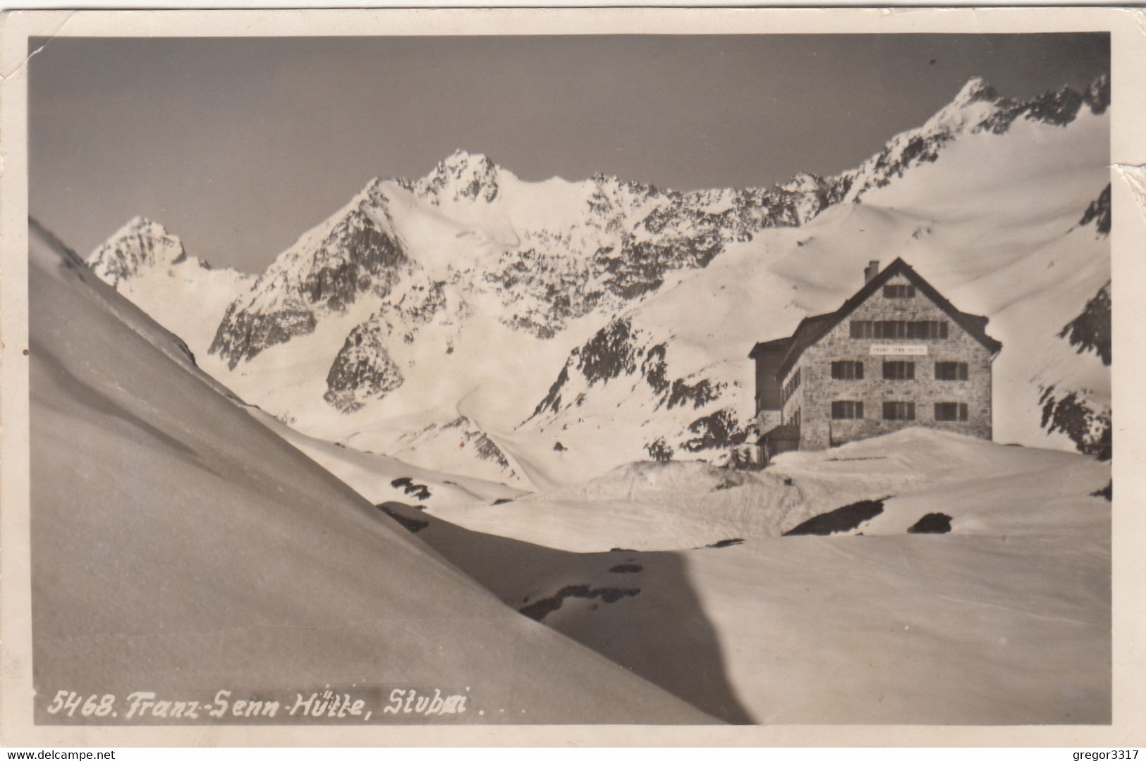 B9718) FRANZ SENN HÜTTE - STUBEN - Stark Verschneit 1941 - Stuben