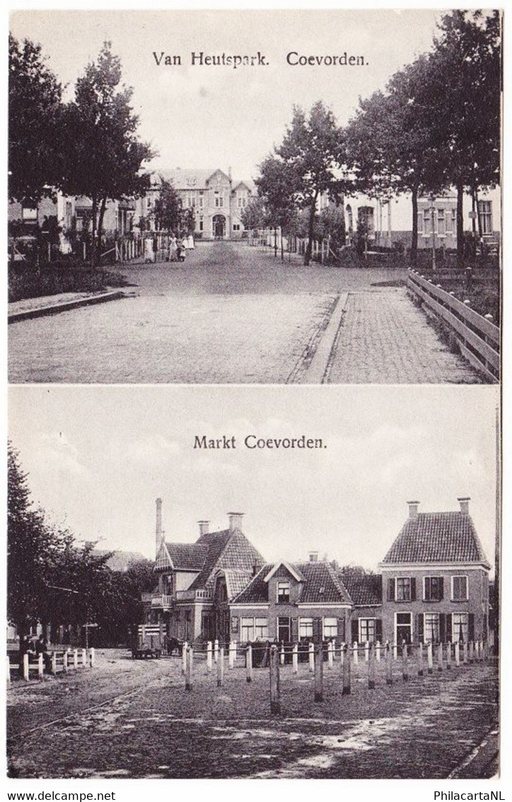 Coevorden - Van Heutspark En Markt - Coevorden