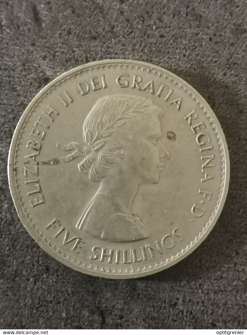 5 SHILLINGS 1960 EXPOSITION BRITANNIQUE A NEW YORK ROYAUME UNI - M. Collections