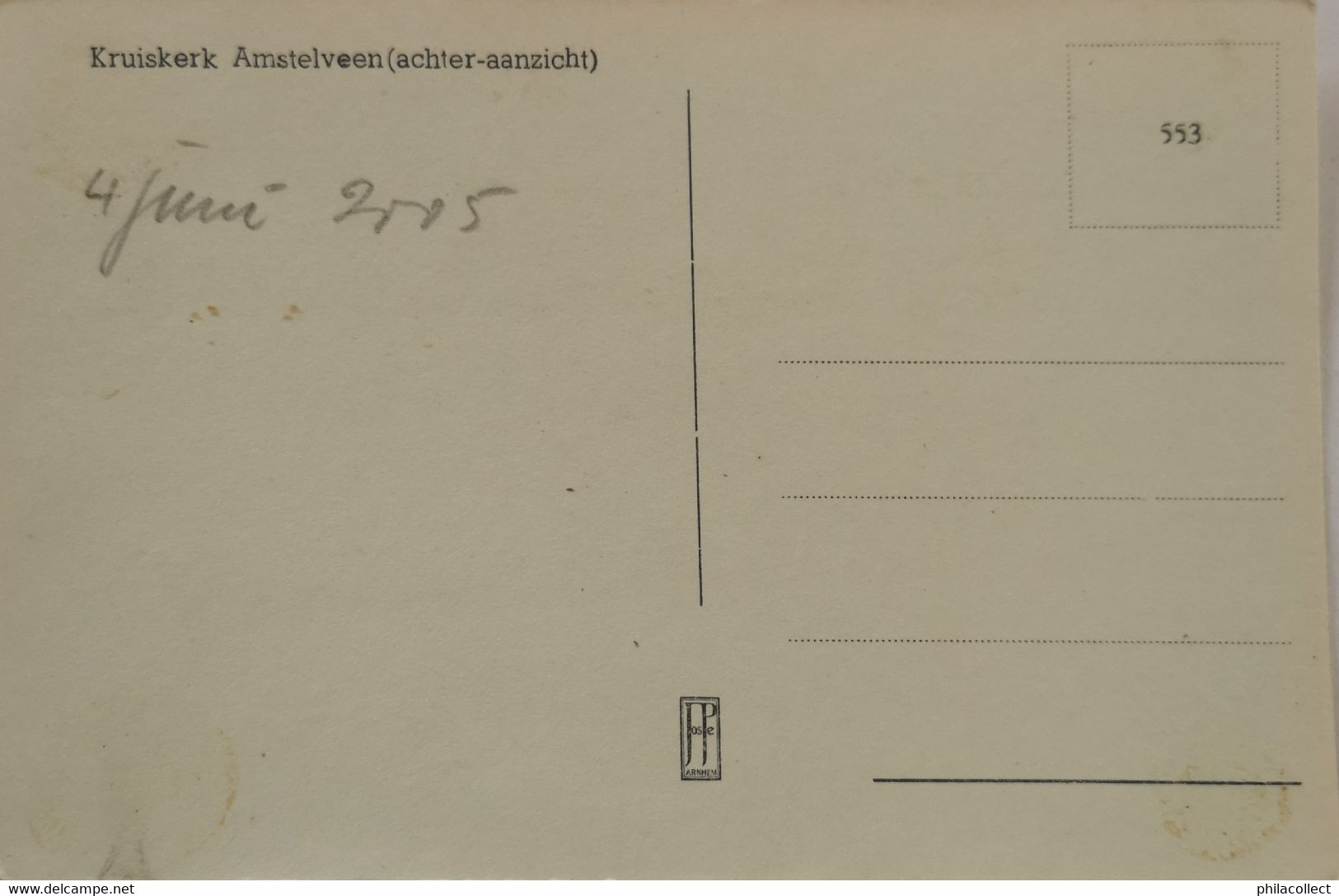 Amstelveen // Kruiskerk (achter Aanzicht) 19?? - Amstelveen