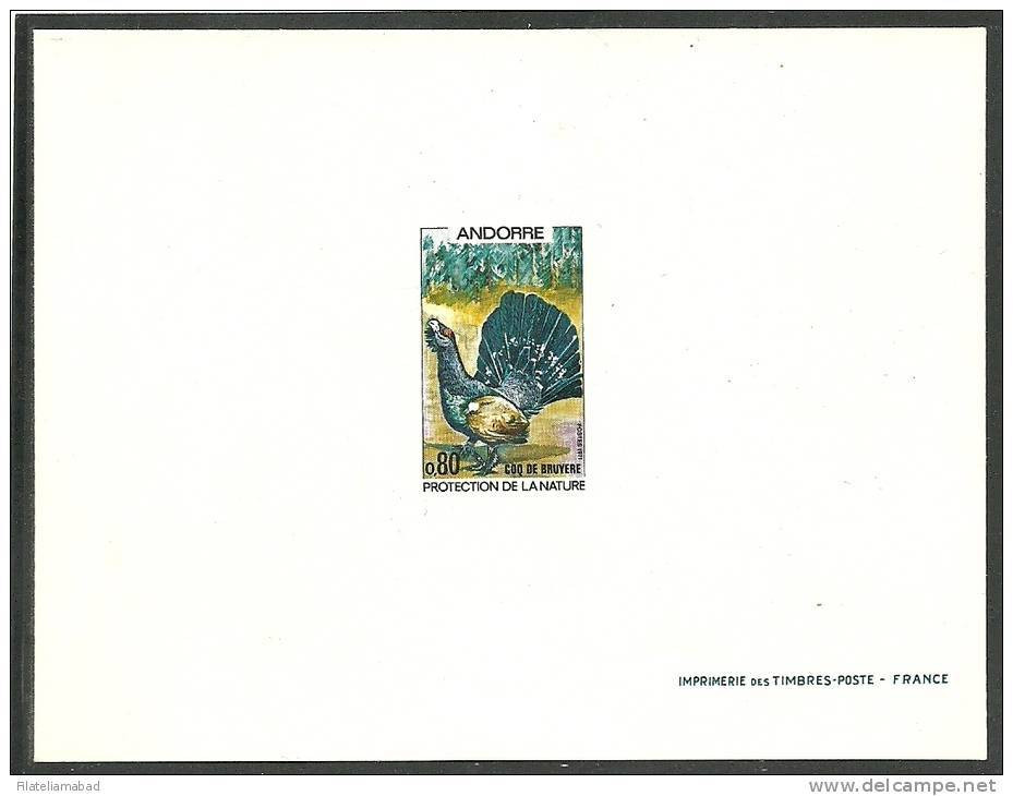 ANDORRA-PRUEBA DE LUJO CORREO FRANCES CATALOGO M. ABAD. Nº 210/211 ( C.E.) - Blocks & Sheetlets