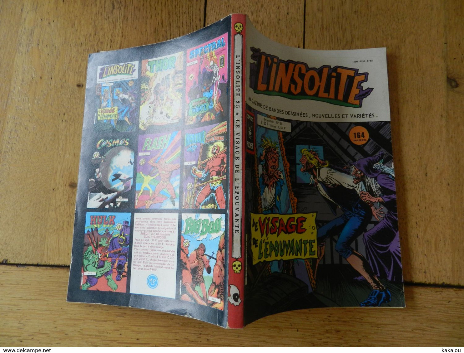 COMICS POCKET /l'insolite / N° 25 /1982 - Insolite, L'