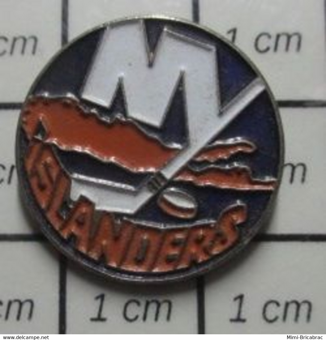 810d Pin's Pins / Beau Et Rare / SPORTS / HOCKEY SUR GLACE NEW YORK ISLANDERS - Sports D'hiver
