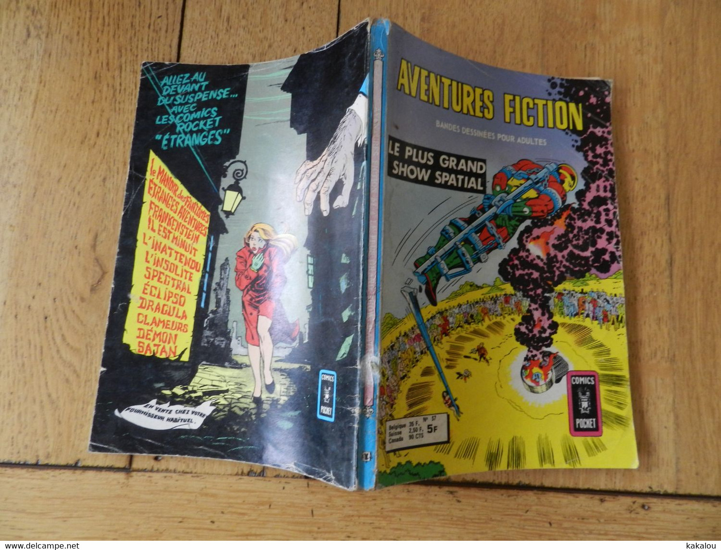 COMICS POCKET / Aventures Fiction /n°57 / 1978 - Aventures Fiction