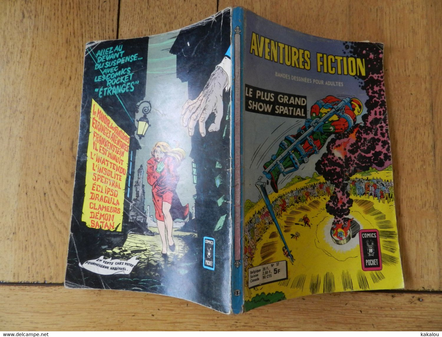 COMICS POCKET / Aventures Fiction /n°57 / 1978 - Aventures Fiction