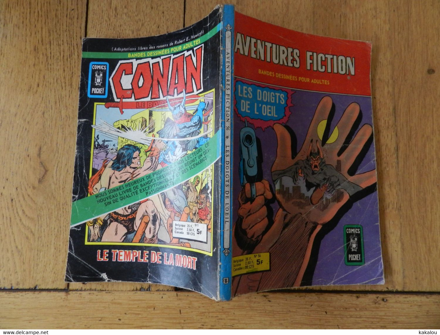 COMICS POCKET / Aventures Fiction /n°54 / 1977 - Aventures Fiction