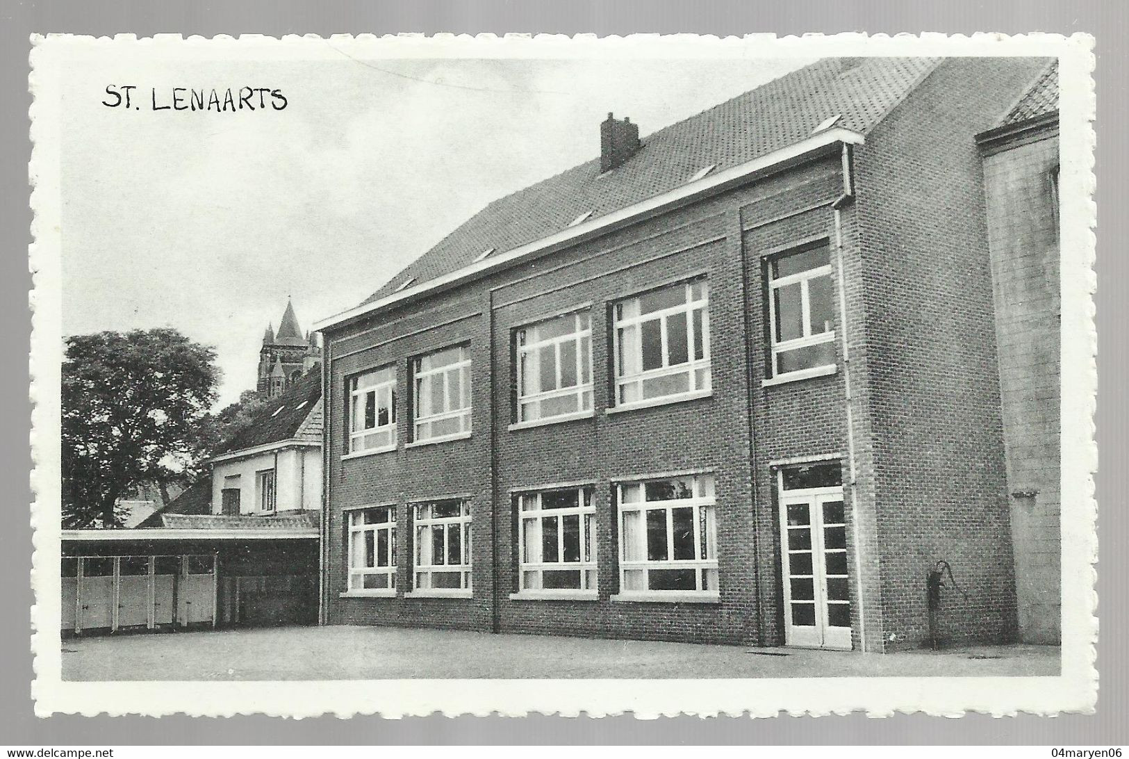 **  SINT - LENAARTS  **  -  Nieuwe Klaslokalen 1952  -  ZIE / VOIR SCAN - Brecht