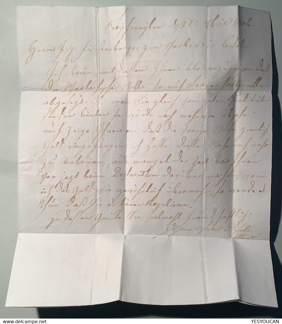 BISCHWEILER 1806 Lettre "67 STRASBOURG" Alsace > BASEL, SUISSE (prephilatelie France Vorphilatelie Brief Elsass Schweiz - Lettres & Documents