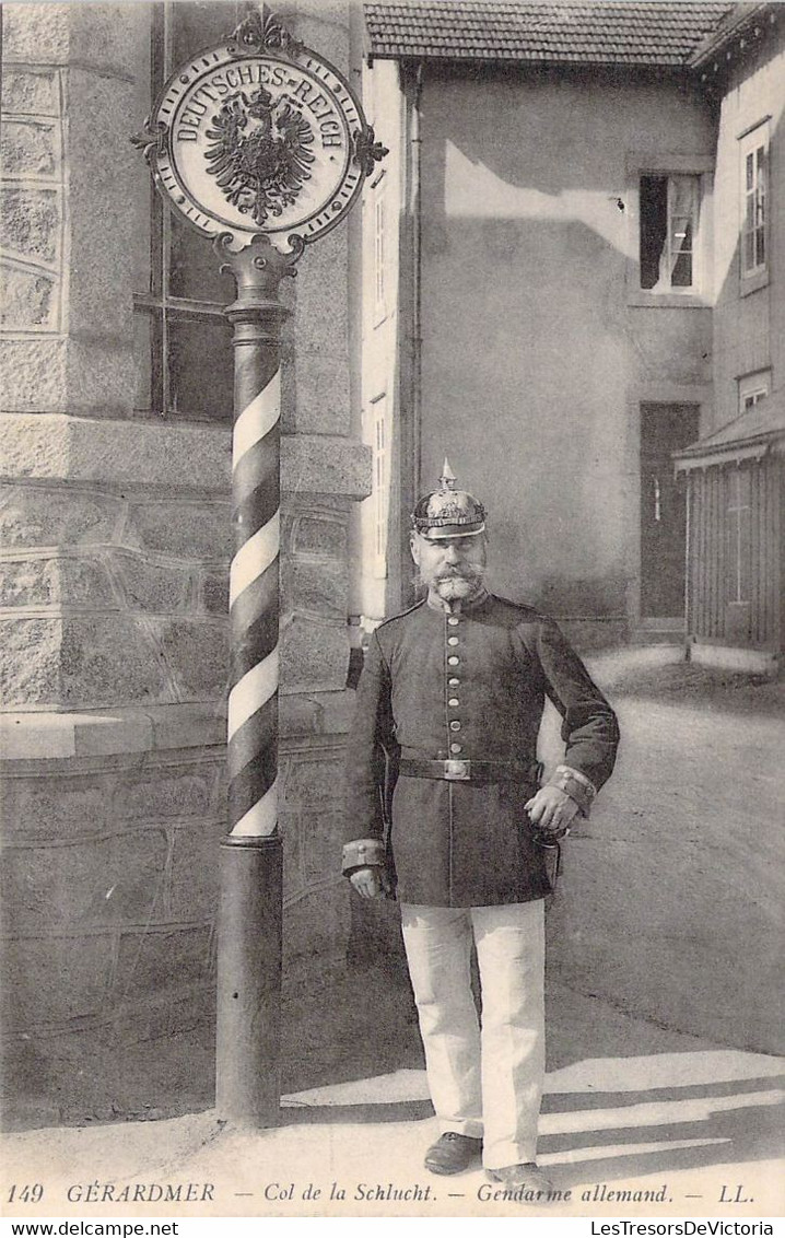 CPA MILITARIAT - Gérardmer - Col De La Schlucht - Gendarme Allemand - LL - Uniforms