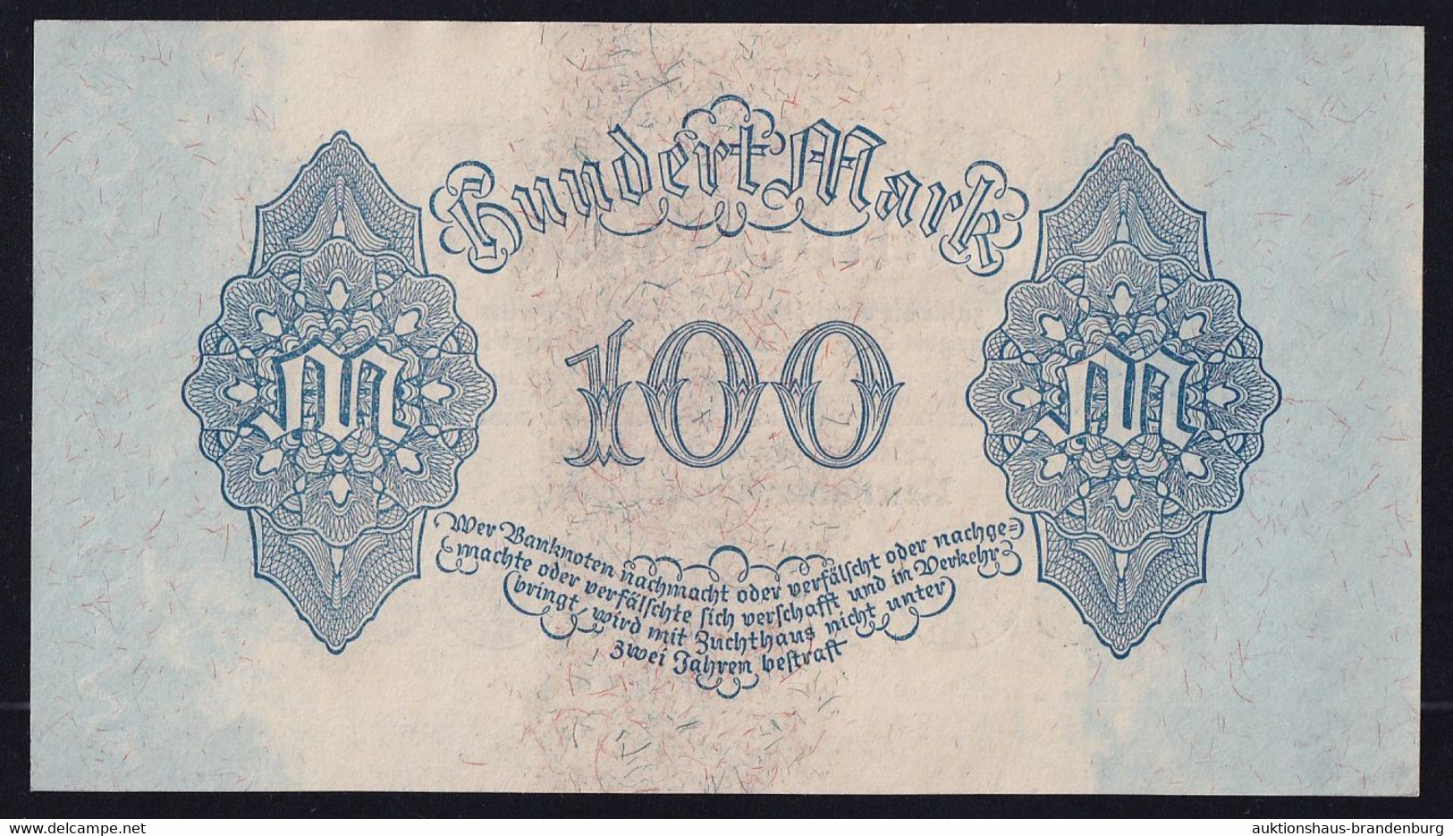 100 Mark 4.8.1922 - Serie B - Reichsbank (DEU-83) AUnc - 100 Mark