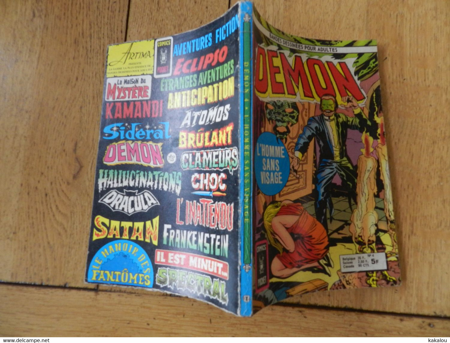 COMICS POCKET / Demon / N° 4 / 1977 - Demon