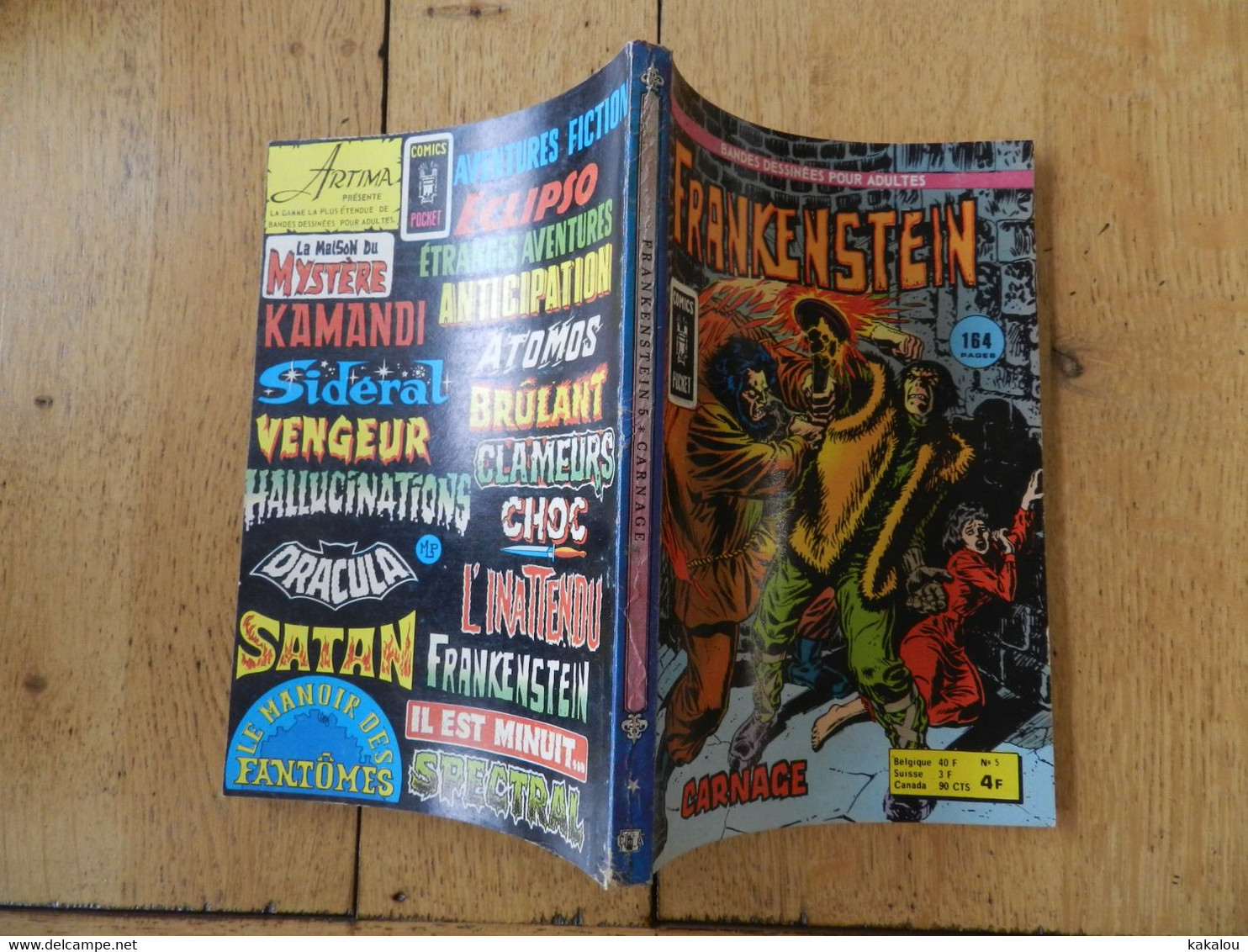 COMICS POCKET / FRANKENSTEIN /n° 5 / 1976 - Frankenstein