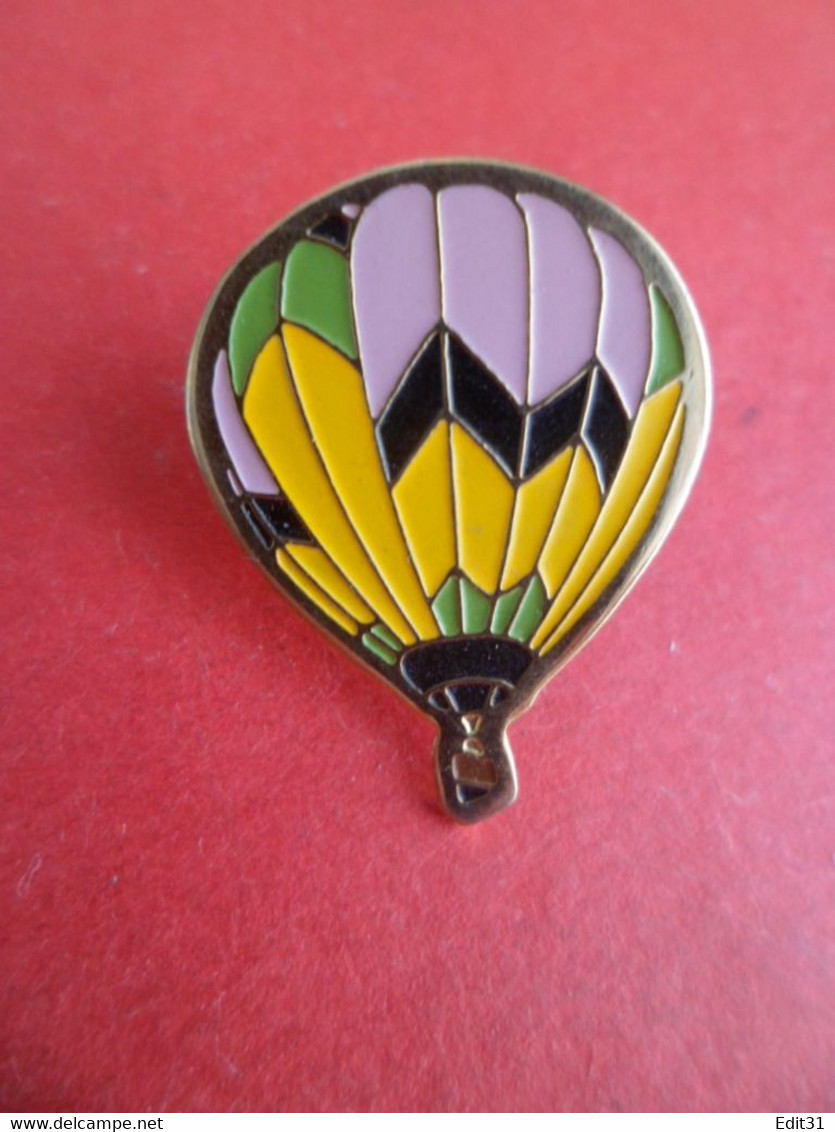 Pins émail - Ballon Montgolfiere - Signé : 1989 - Montgolfières