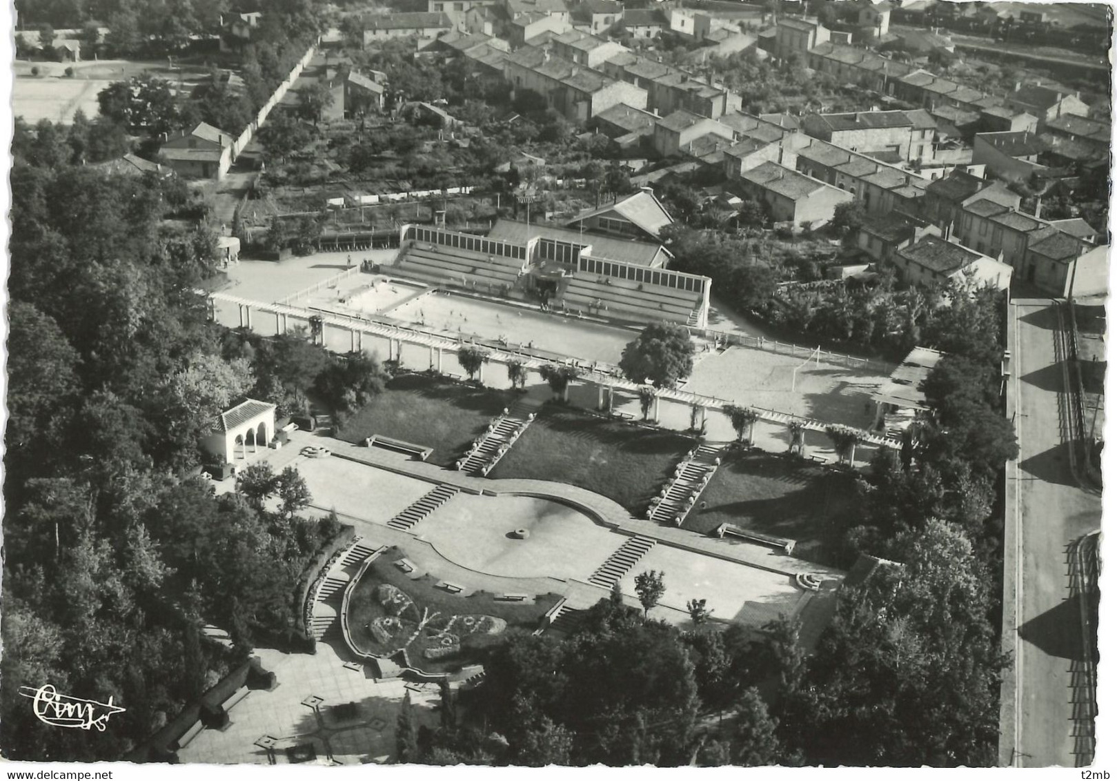 CARMAUX (Tarn). Vue Aérienne, Sur La Piscine Et Le Parc De Candou - Carmaux