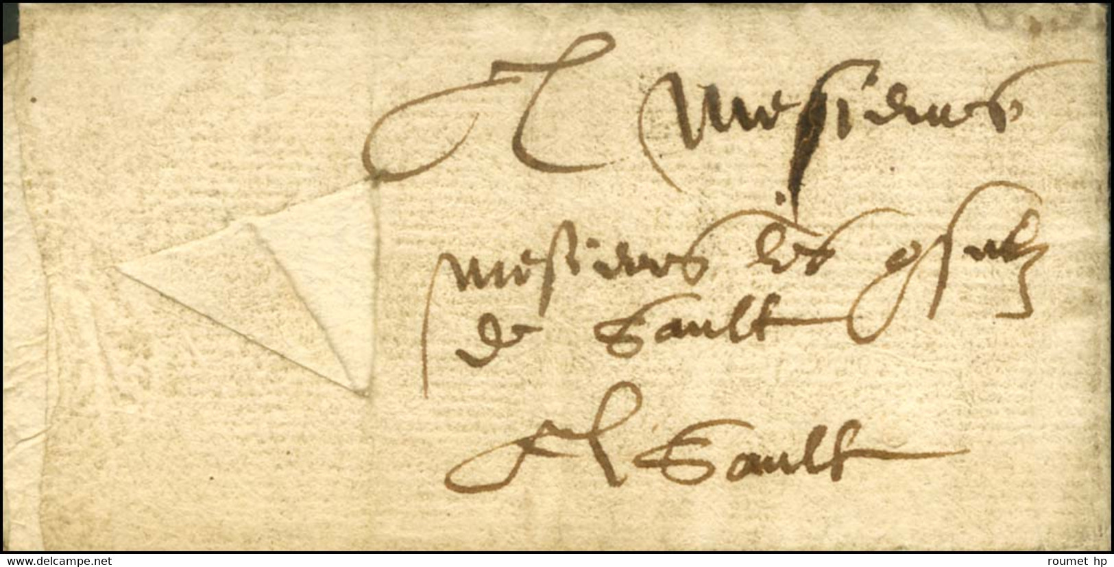 Lettre Avec Texte Daté 1789 Avec Indication Du Port Convenu Dans Le Corps De La Lettre. - TB. - R. - ....-1700: Precursors