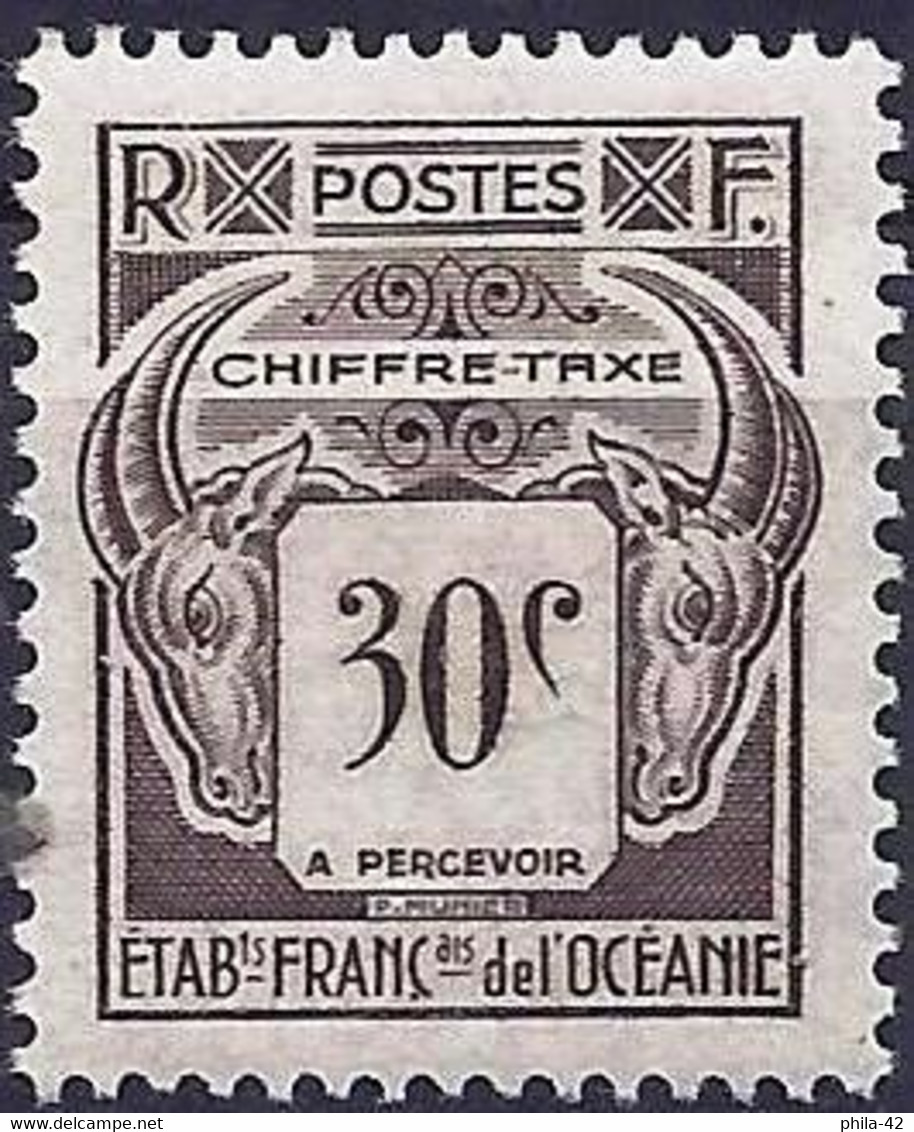 Oceania 1948 - Mi P 19 - YT T 19 ( Postage Due ) MNH** - Strafport