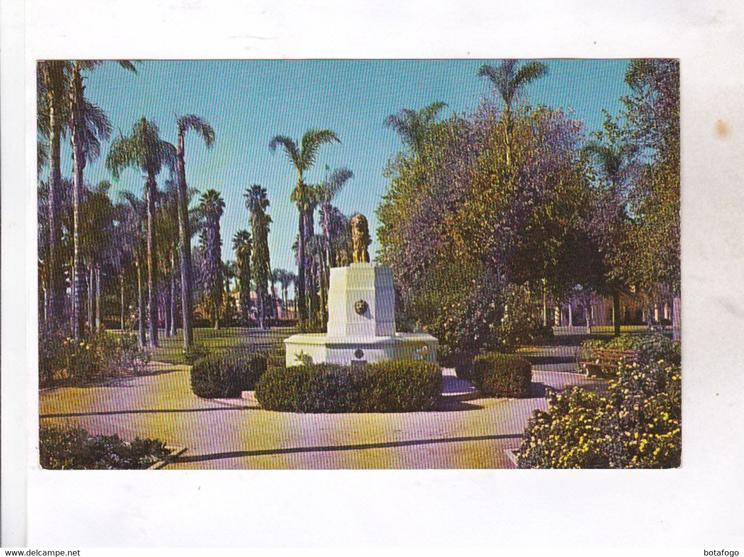 CPM ANAHEIM  CALIFORNIA,  LION S CLUB STATUE - Anaheim