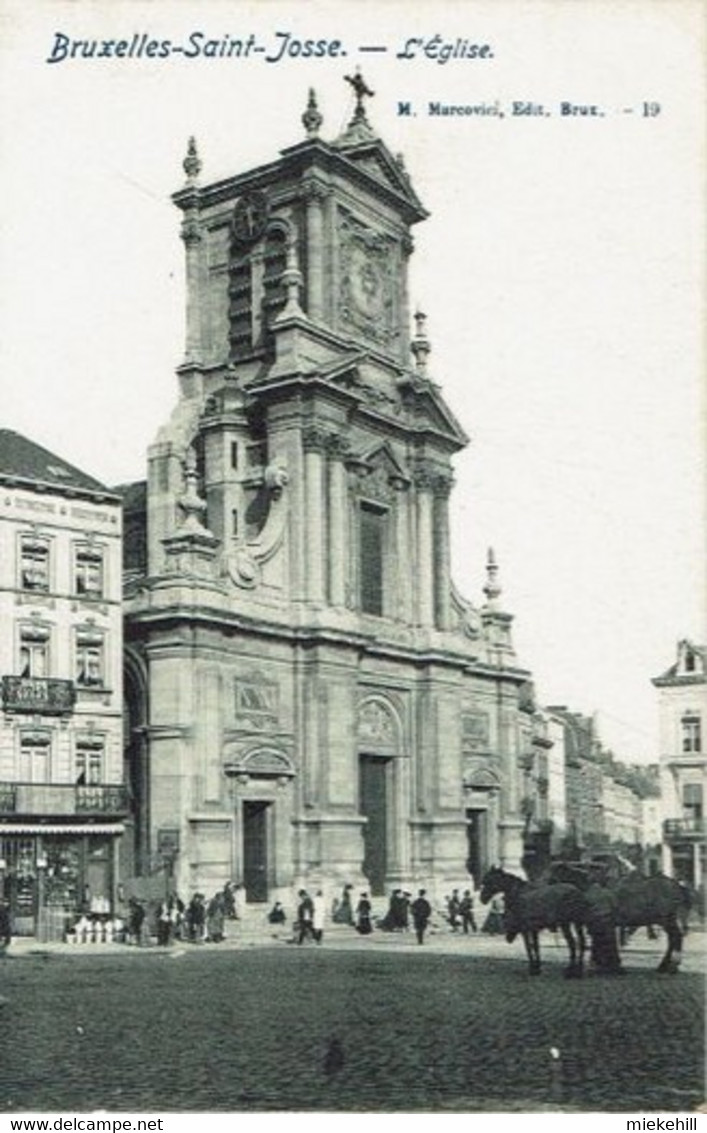 EGLISE SAINT JOSSE-TRAM HIPPOMOBILE- Voir Scan - St-Joost-ten-Node - St-Josse-ten-Noode