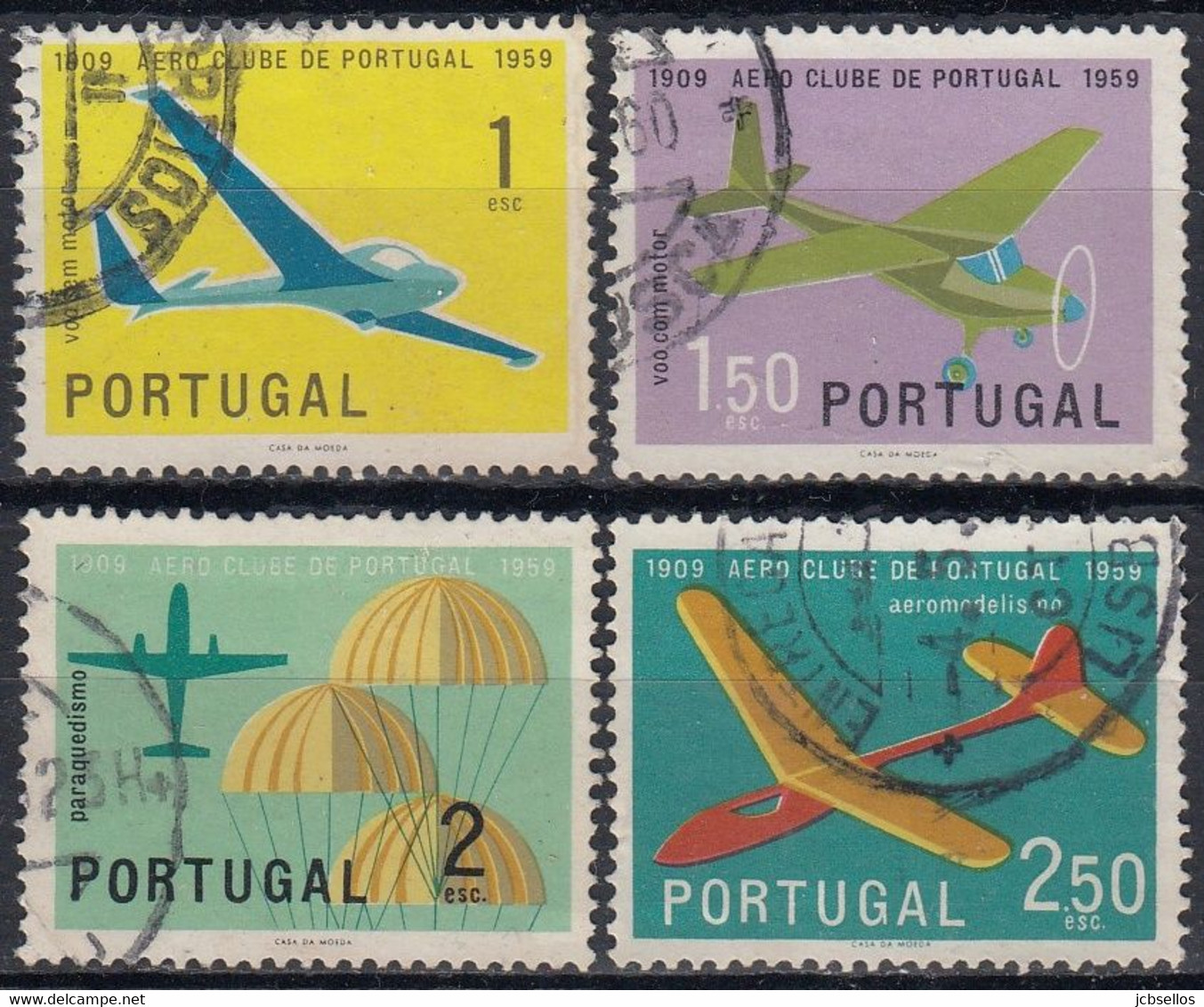 PORTUGAL 1960 Nº 864/867 USADO - Oblitérés