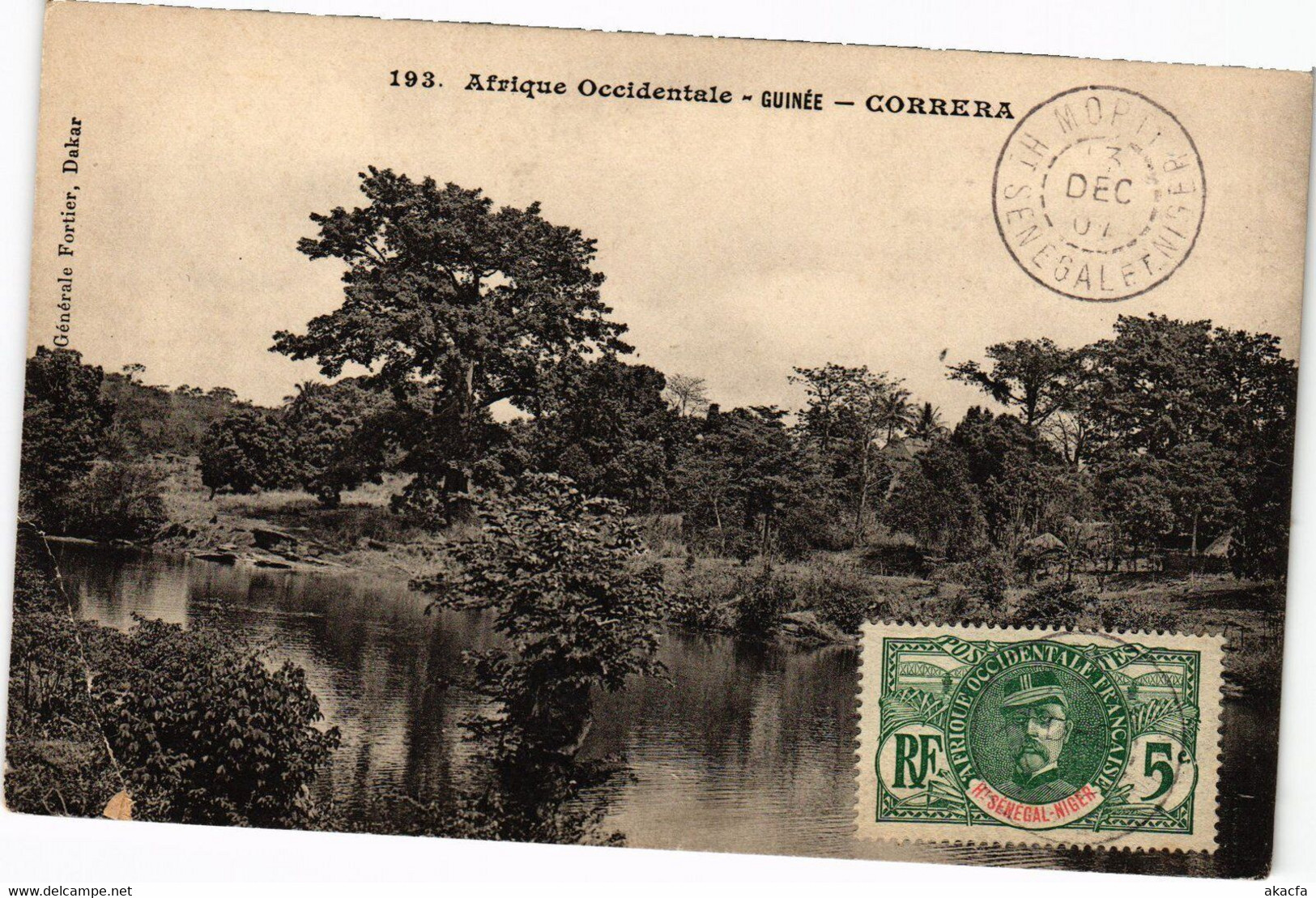 PC ED. FORTIER CORRERA GRENCH GUINEA (a29141) - Guinée Française