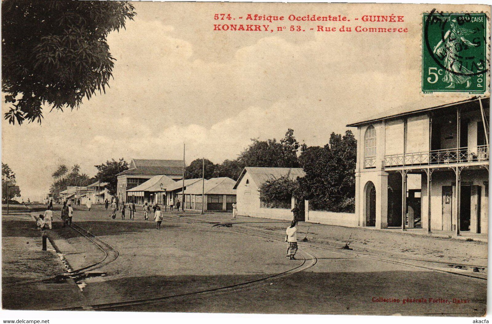 PC ED. FORTIER KONAKRY RUE DU COMMERCE GRENCH GUINEA (a29165) - Guinée Française