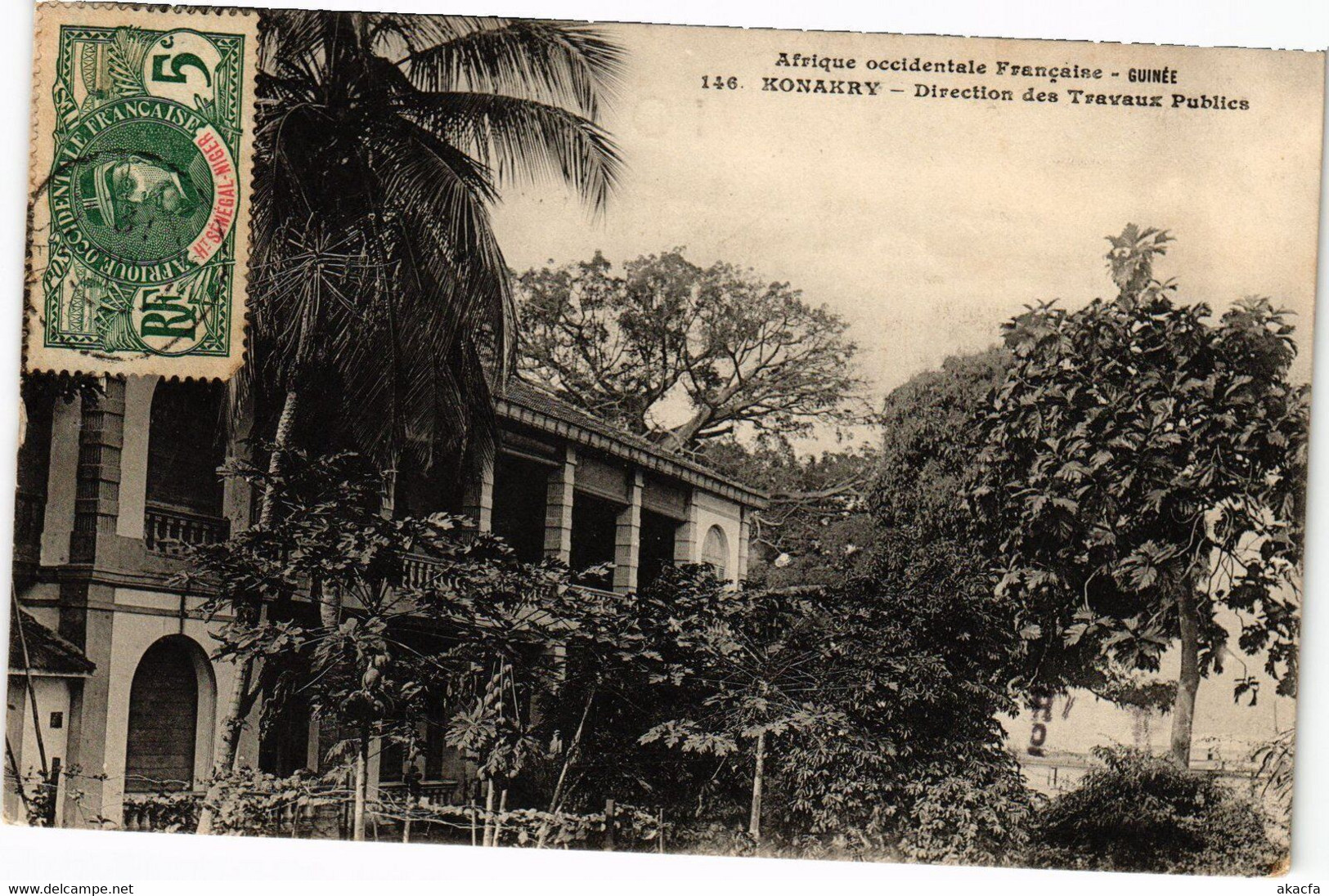 PC ED. FORTIER KONAKRY DIRECTION DES TRAVAUX PUBLICS GRENCH GUINEA (a29174) - Guinée Française