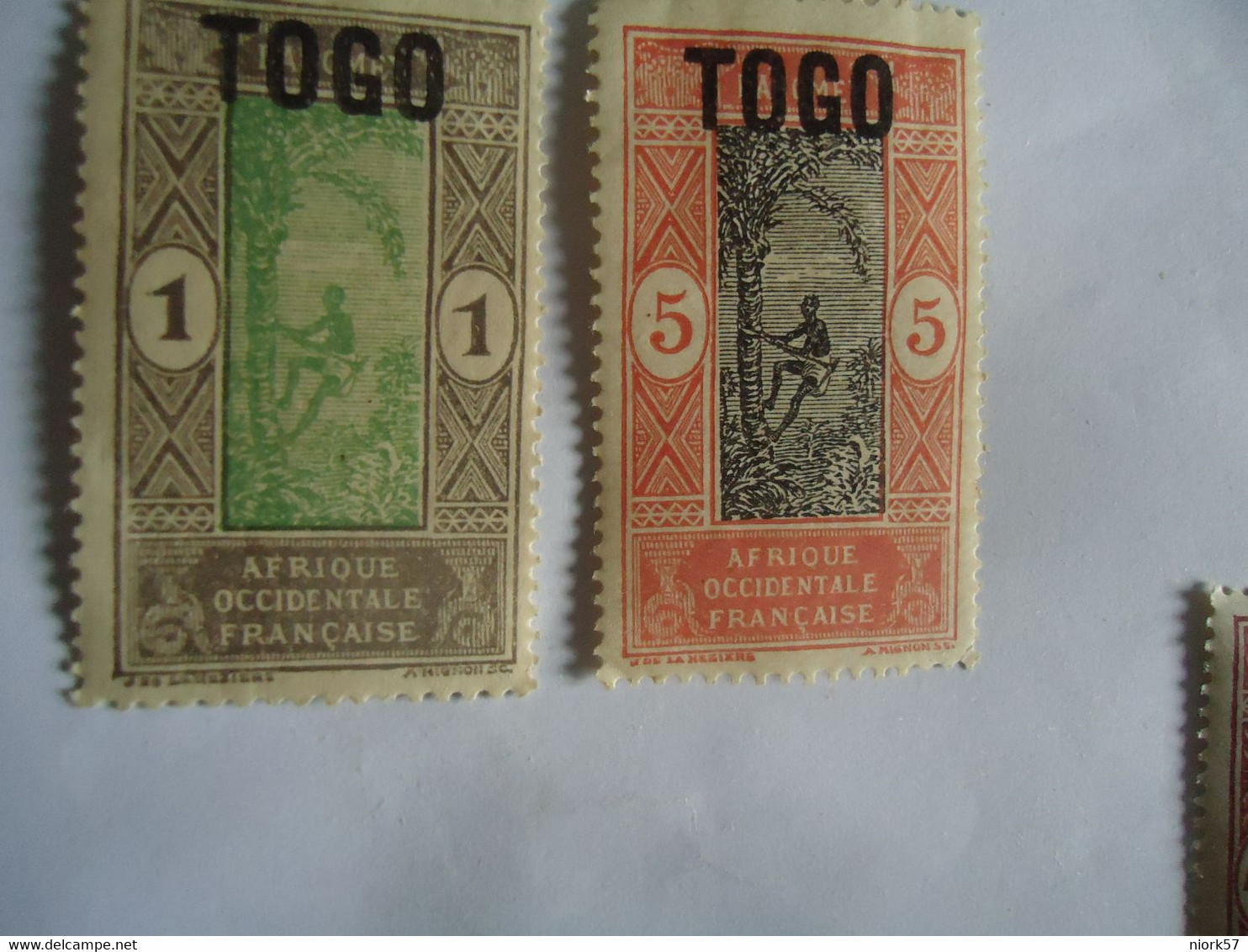 TOGO  FRANCE  COLONIES MLN STAMPS 1921 - Andere & Zonder Classificatie