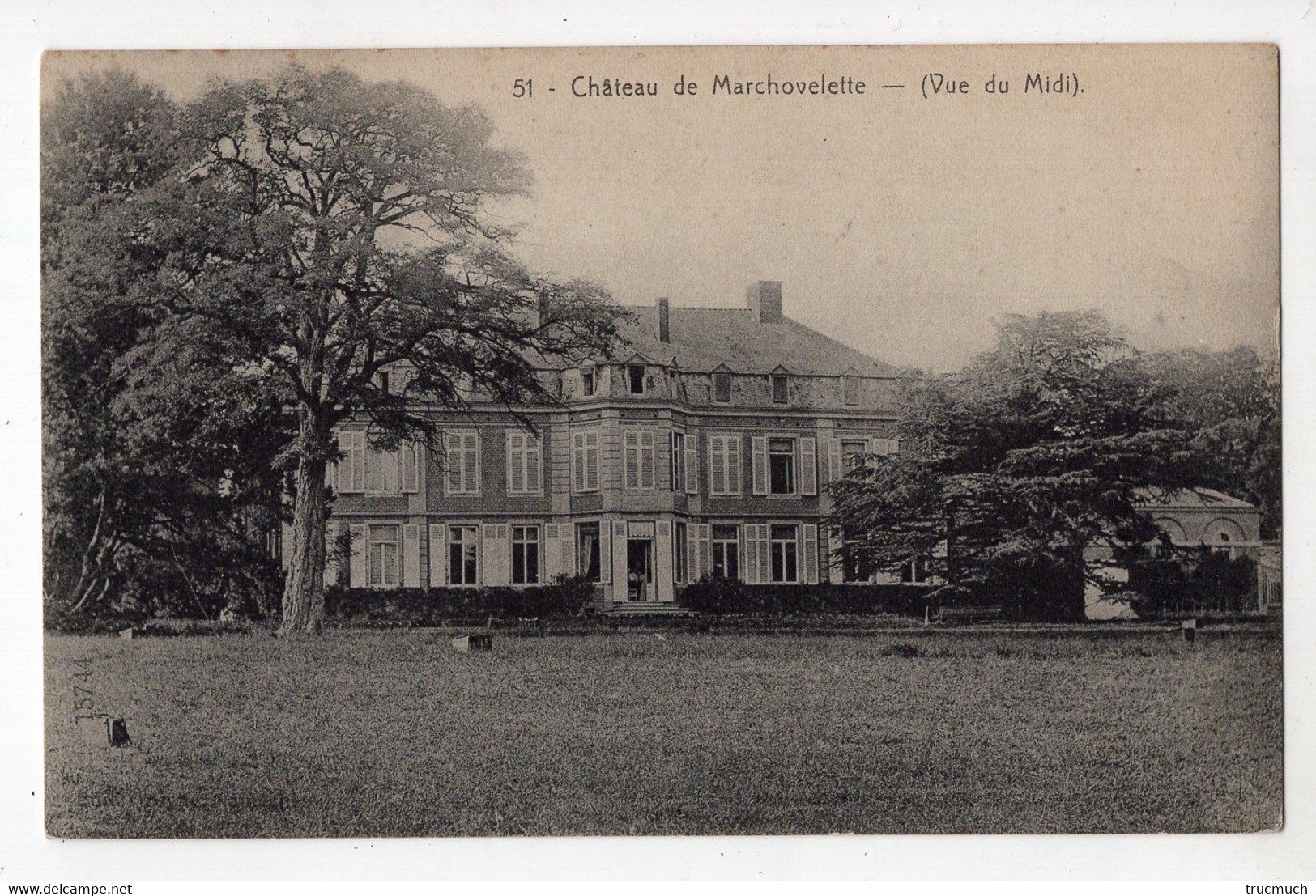 MARCHOVELETTE - Château - Vue Du Midi - Fernelmont