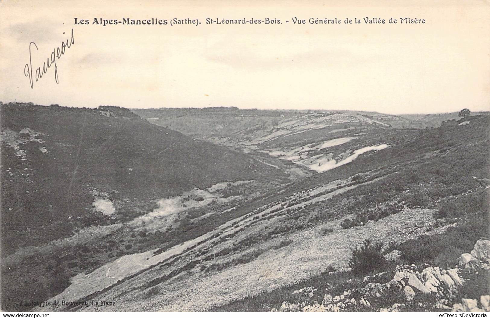 CPA France - Les Alpes Mancelles - Sarthe - Vue Générale De La Vallée De Misère - J. Bauveret Edition - Militaire - Saint Leonard Des Bois