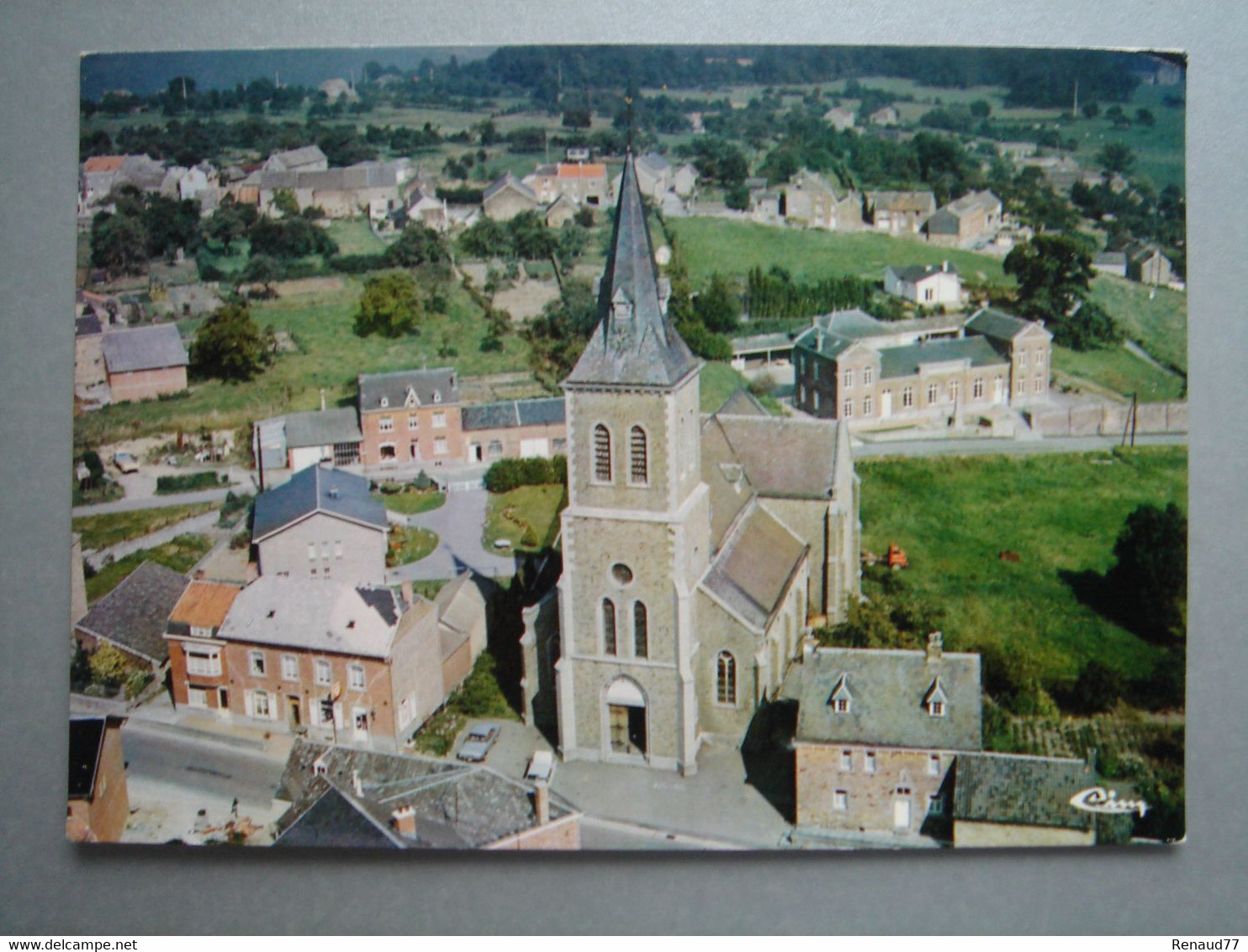 Anthisnes - Vue Aérienne - L'Eglise - Anthisnes