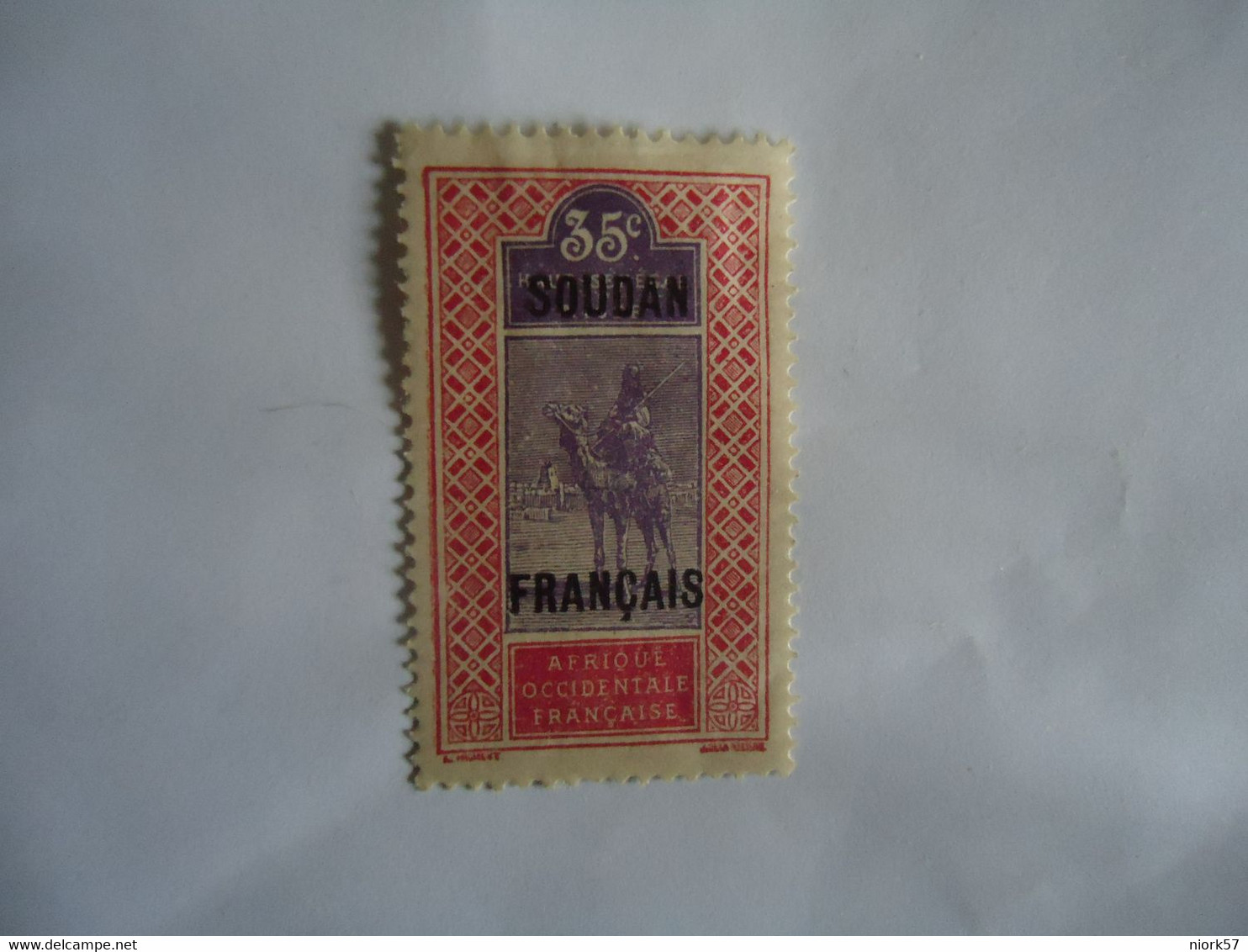 SUDAN  FRANCE  COLONIES MLN   STAMPS CAMEL 35 - Sonstige & Ohne Zuordnung