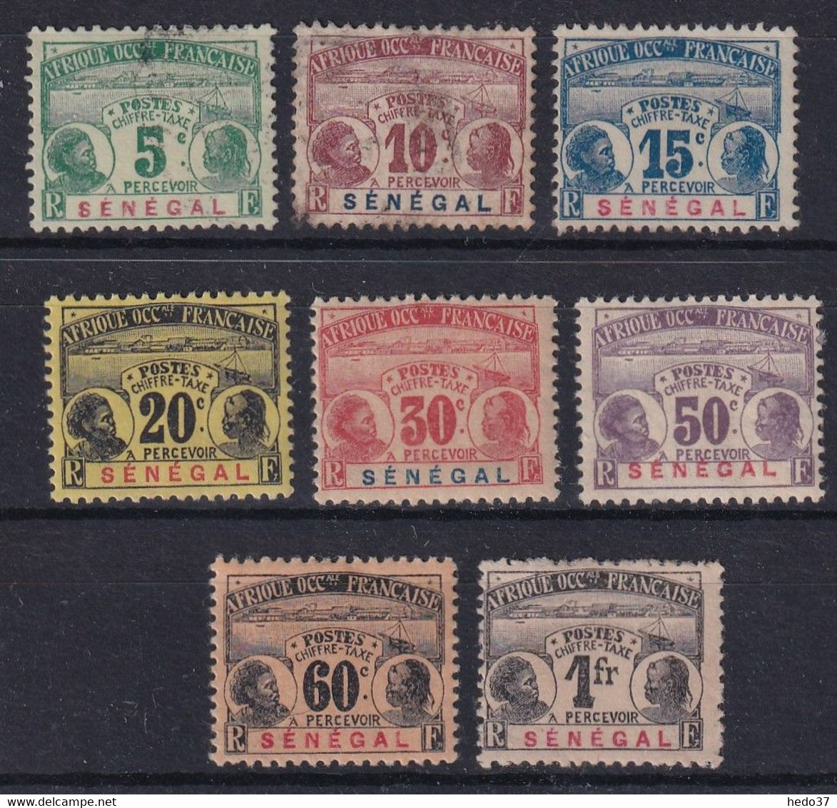 Sénégal Taxe N°4/11 - Neuf */ Sans Gomme /Oblitéré - TB - Timbres-taxe