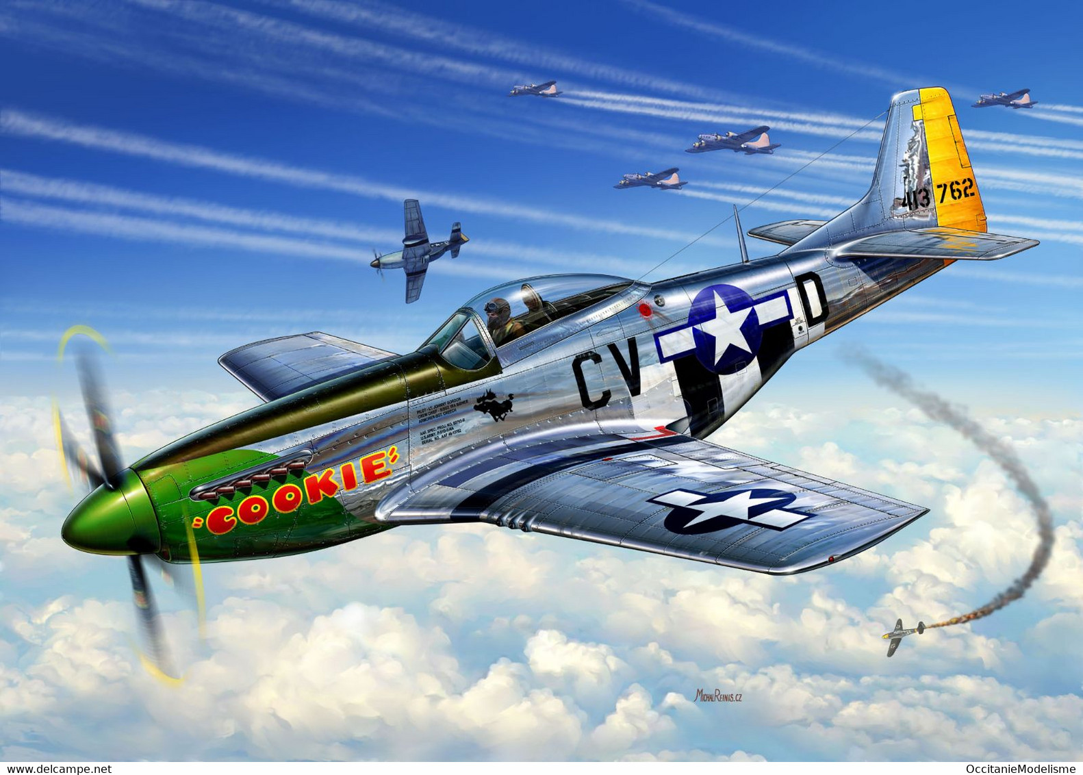 Revell - P-51D MUSTANG maquette avion kit plastique réf. 04148 Neuf NBO 1/72