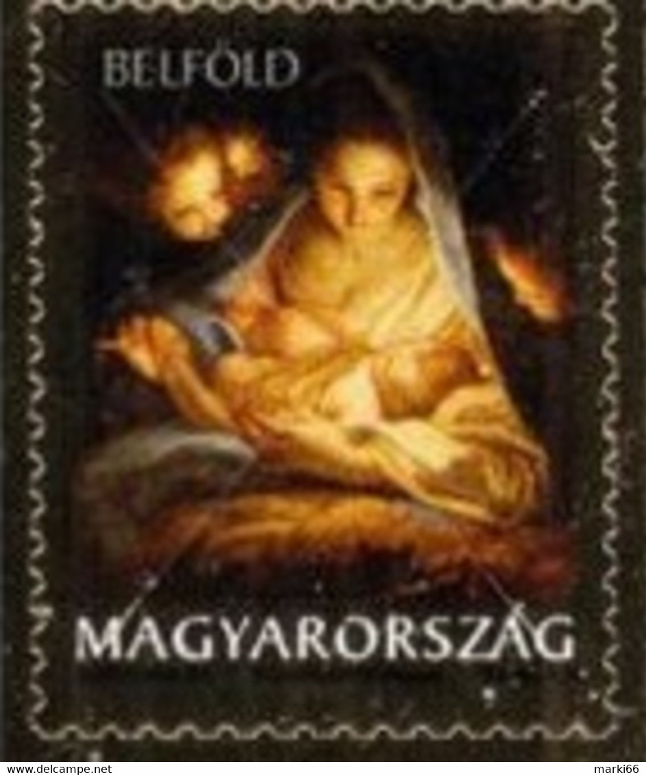 Hungary - 2022 - Christmas - Mint Self-adhesive Stamp With Hot Foil Intaglio Printing (special Edition) - Unused Stamps