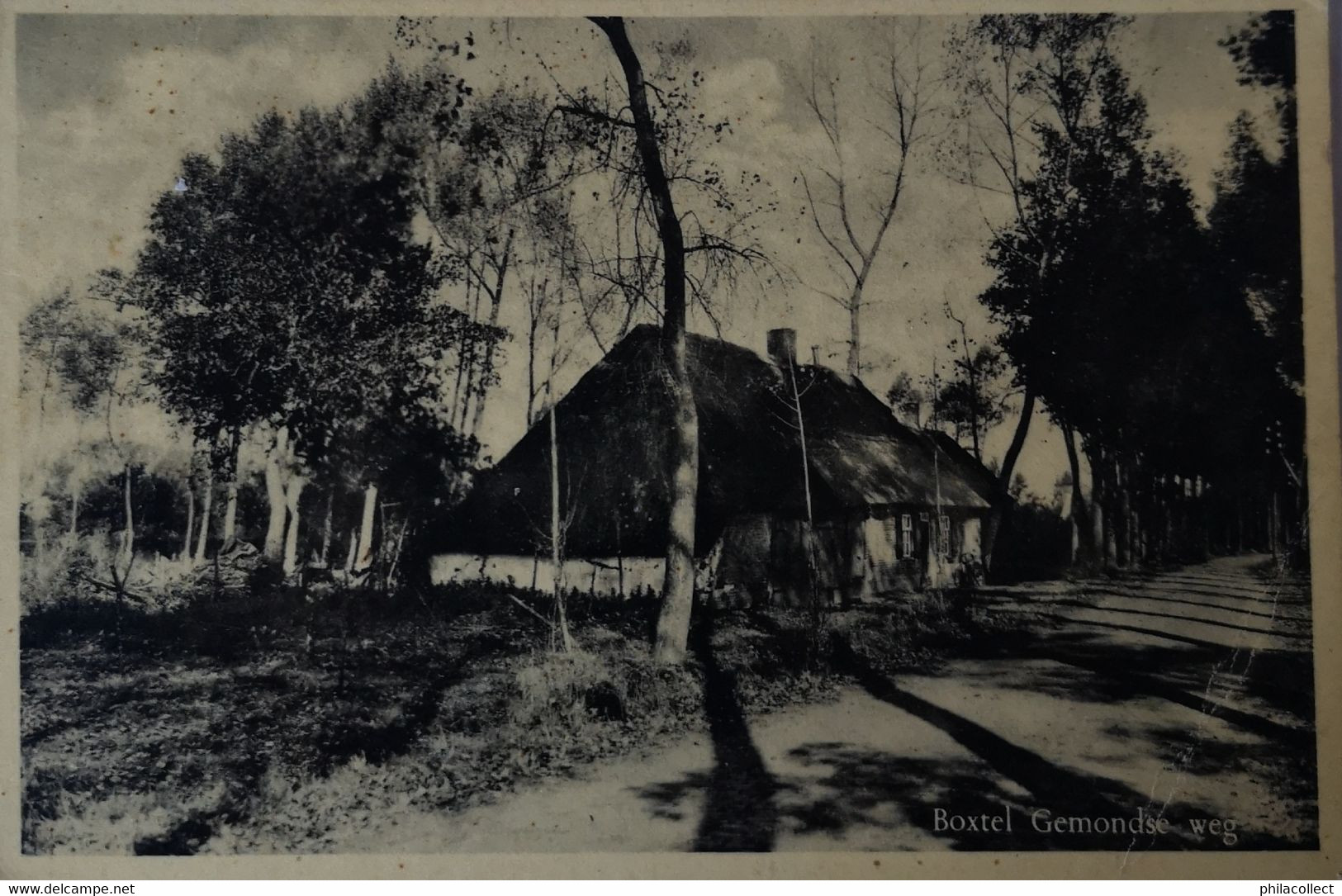 Boxtel (N-Br.) Gemonde Weg 1954 Hoek Vouw - Boxtel